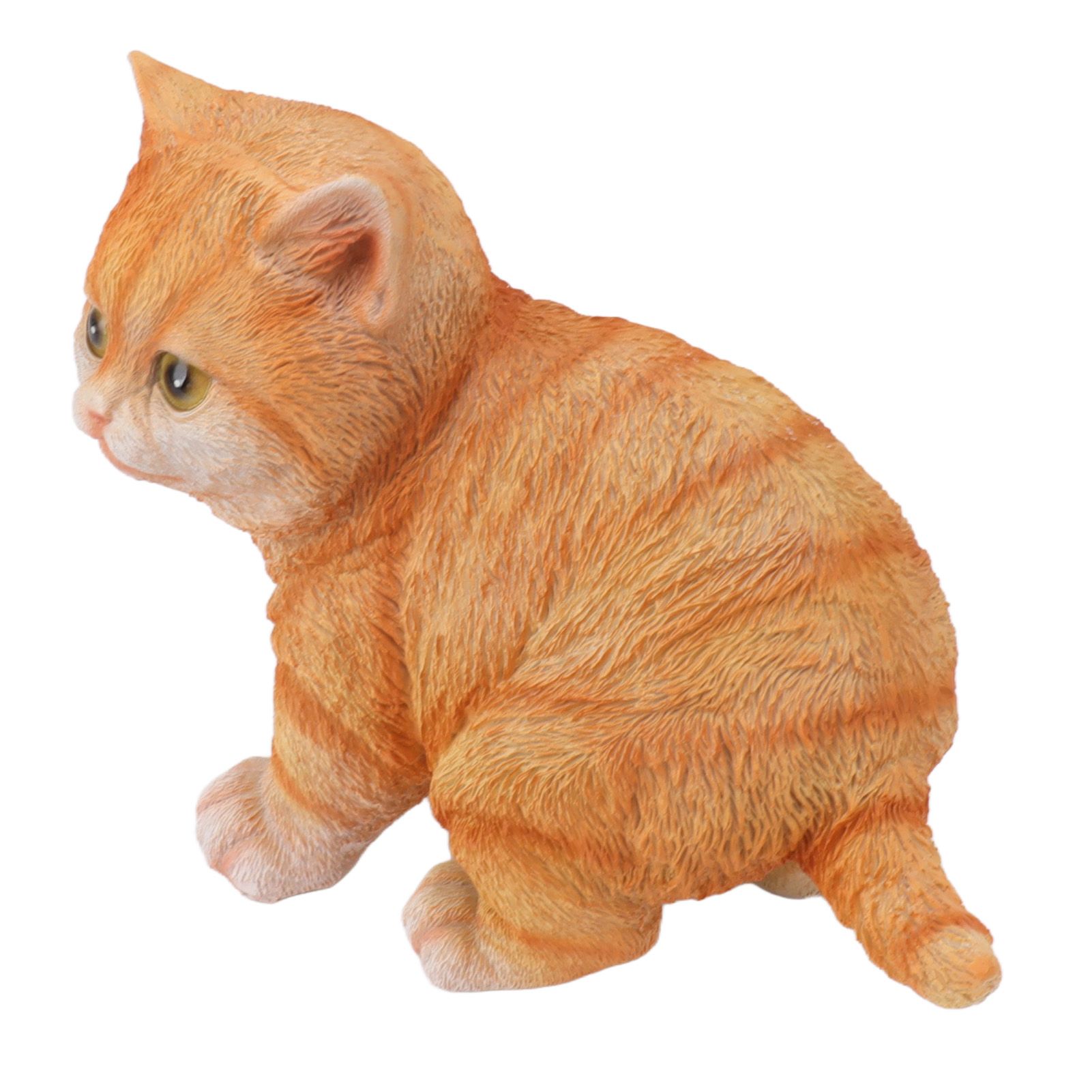 Outdoor Garden Decor Cat Statues Kitten Ornaments Gardening Decorations Gardening Kitten Sculpture - Image 5