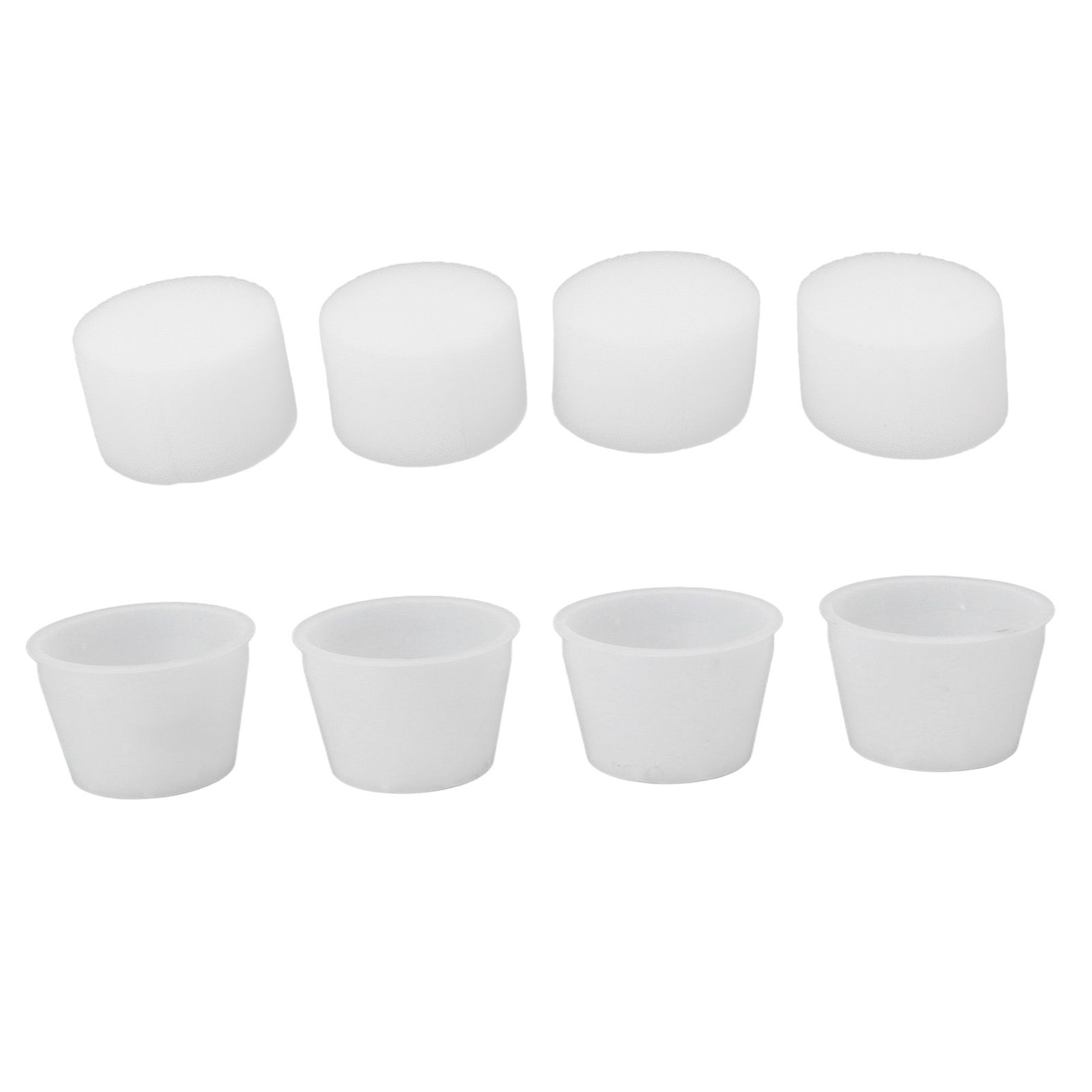 100 Set Hydroponic Grow Baskets Sponges Circular Planting Baskets Plant Growth Sponges White - Image 7
