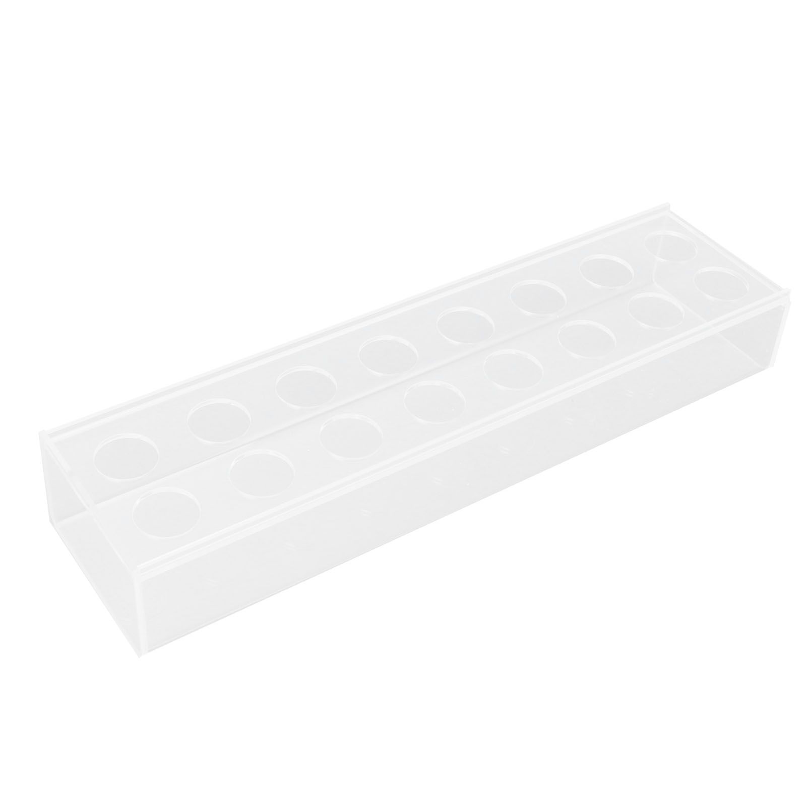Acrylic Flower Vase Rectangular Long Clear Floral Centerpiece Votive Box Rectangle Holder with String 16 Holes - Image 7