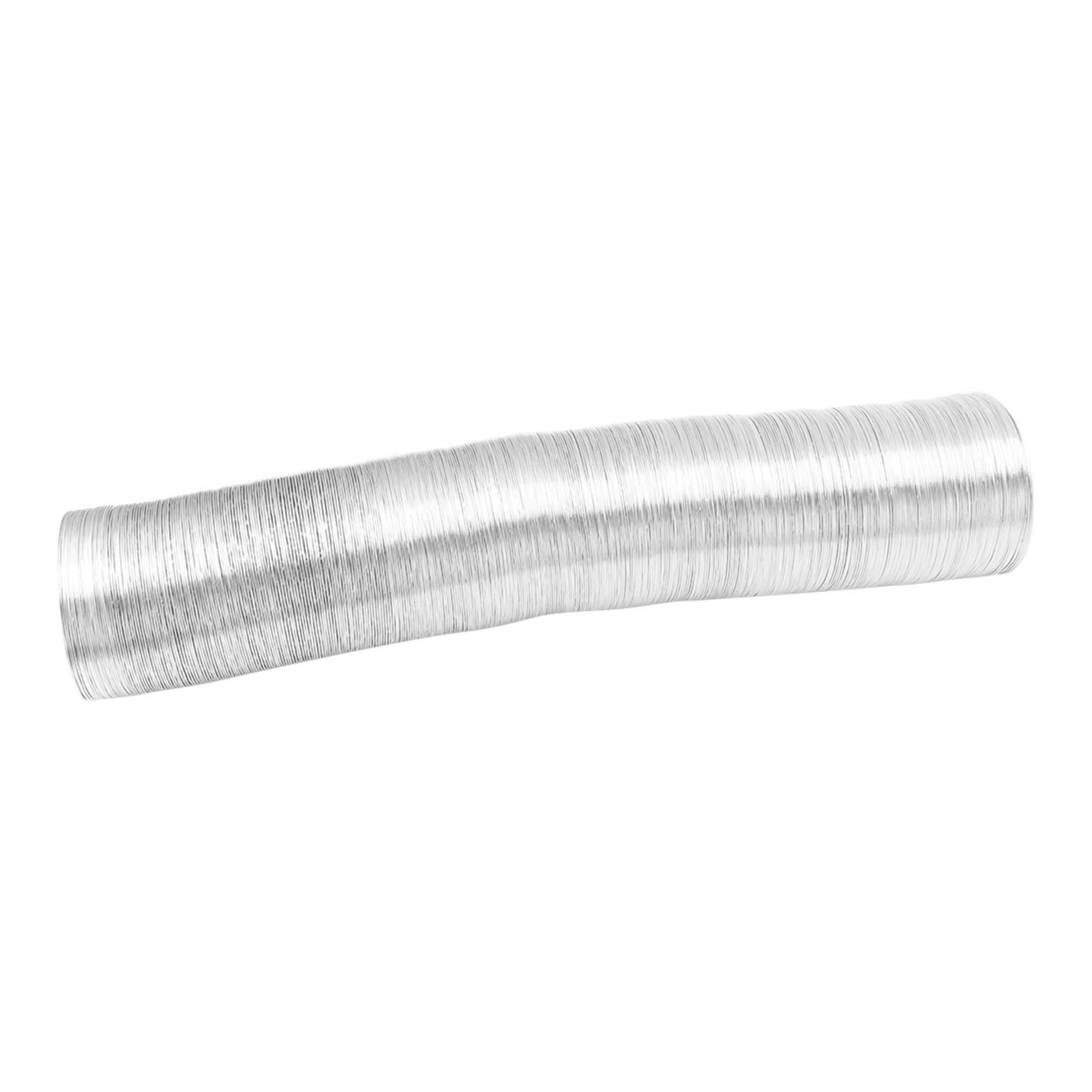 Vent Hose 4 Inch Flexible Double Sided Aluminum Foil Duct Ventilation Pipe 4 Layer Protection Leakage Proof Air Ducting 5m/196.9in - Image 3