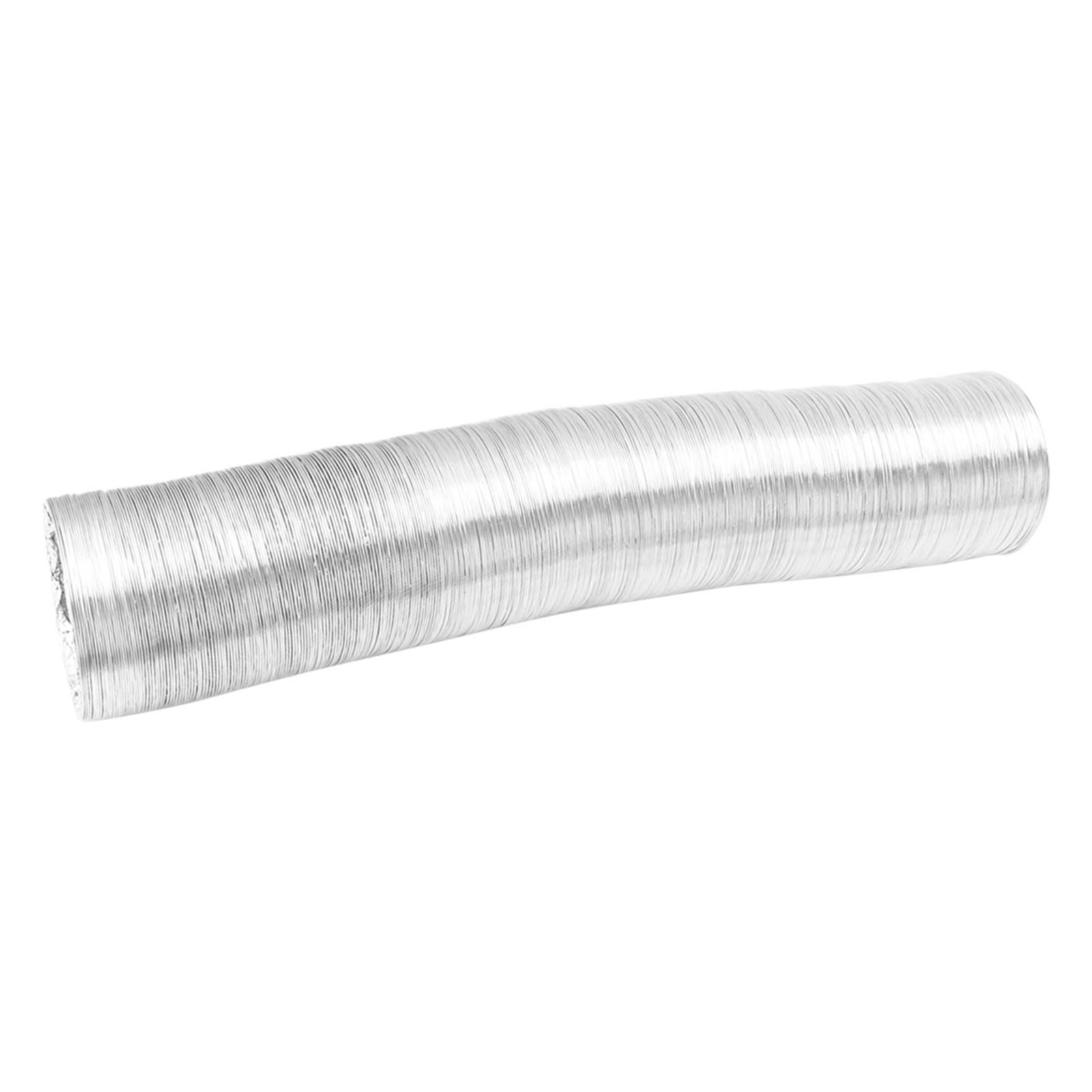 Vent Hose 4 Inch Flexible Double Sided Aluminum Foil Duct Ventilation Pipe 4 Layer Protection Leakage Proof Air Ducting 5m/196.9in - Image 5
