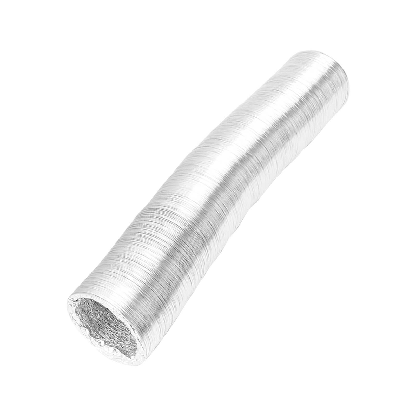 Vent Hose 4 Inch Flexible Double Sided Aluminum Foil Duct Ventilation Pipe 4 Layer Protection Leakage Proof Air Ducting 5m/196.9in - Image 7