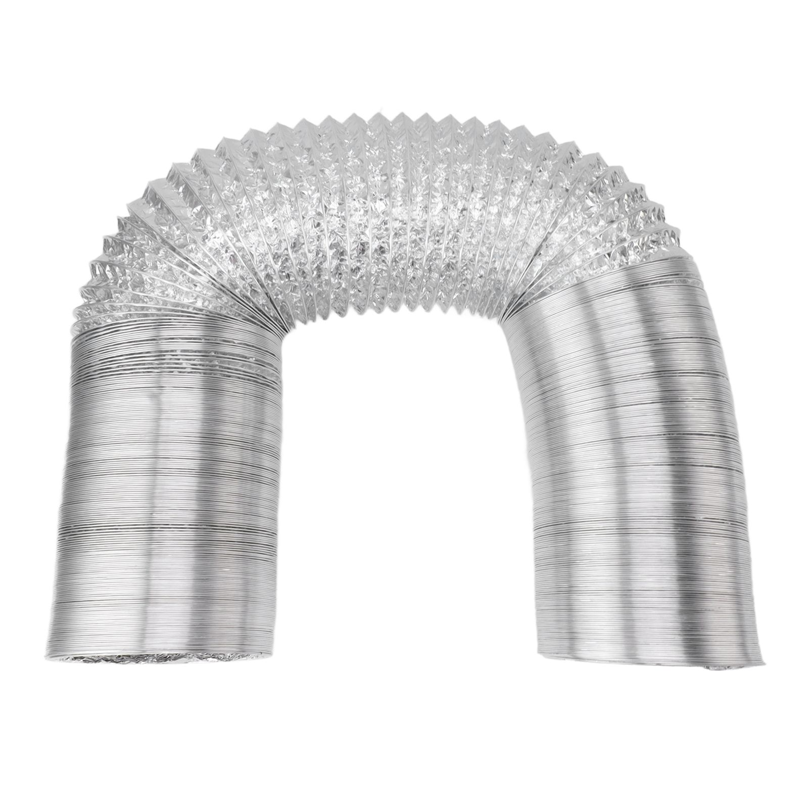 6in Flexible Ducting Hose 4 Layer Flexible Foil Ducting Dryer Air Vent Hose for HVAC Ventilation 10m/33ft - Image 8