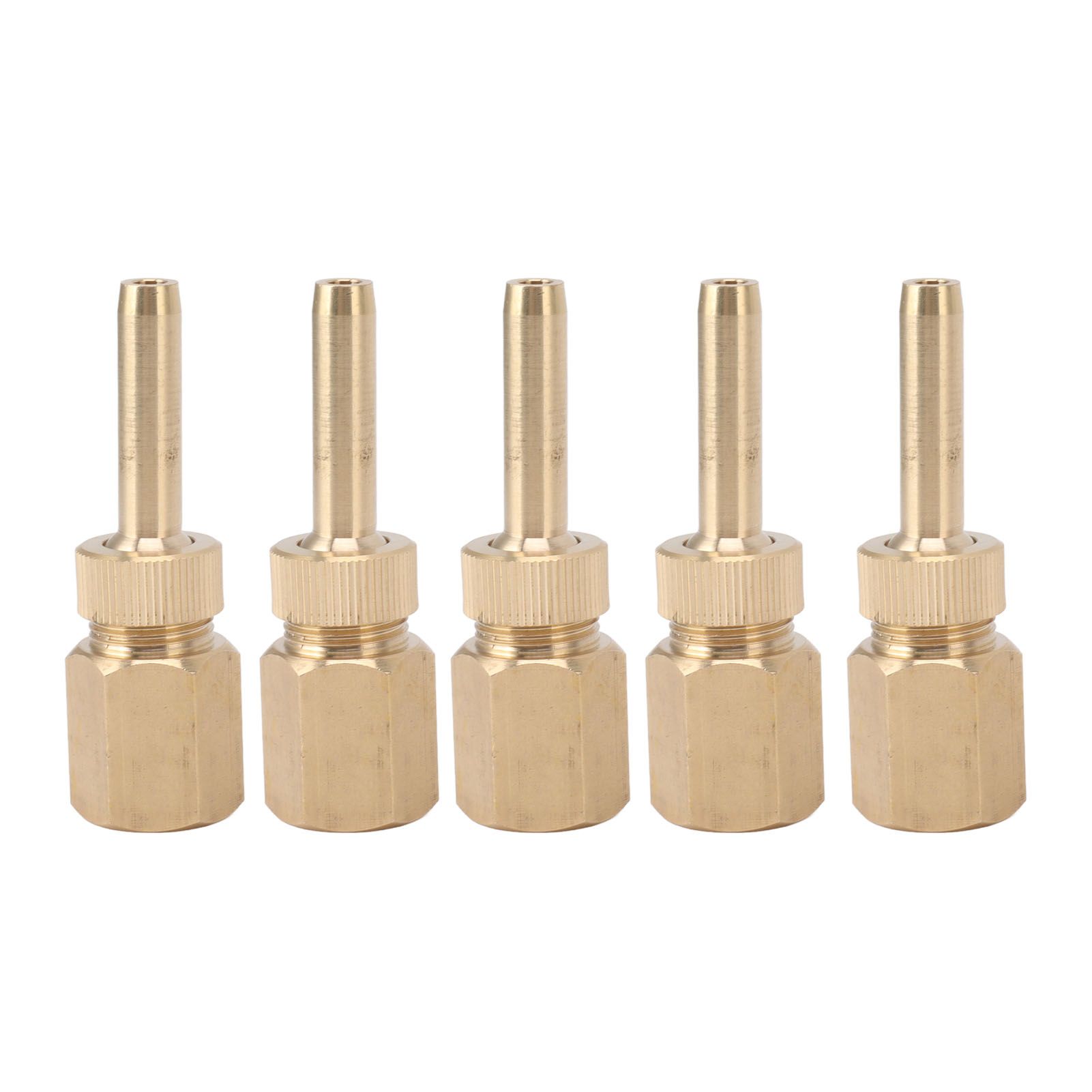 5PCS Fountain Nozzle Fountain Water Spray Sprinkler Head Swimming Pool Brass Deck Jet Nozzle Direct Injection G1/2in Inner Thread - Image 1