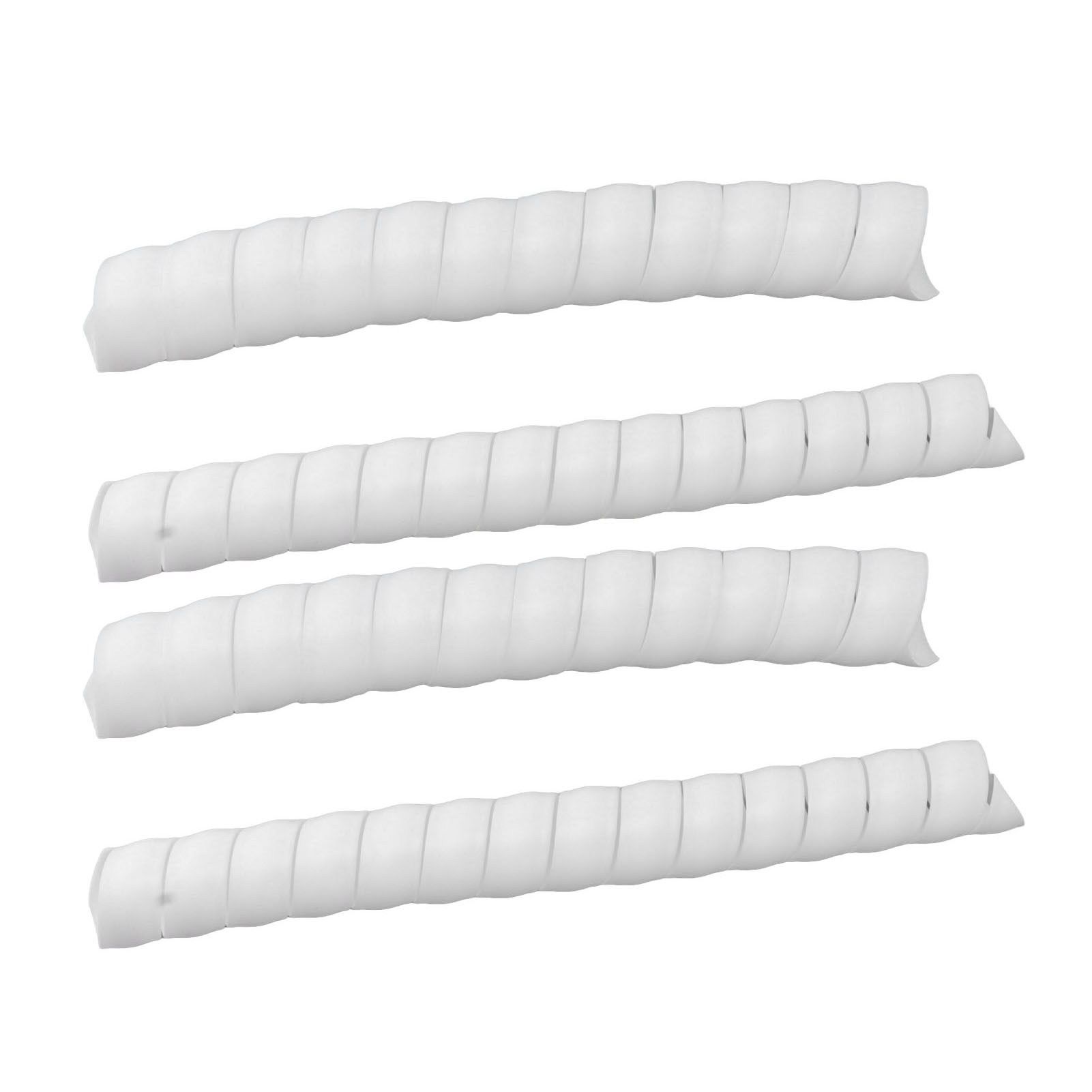 Tree Trunk Protector Plastic Spiral Tree Guard Tree Bark Protector Tube Wraps to Protect Saplings Plants From Deer Rabbit Rodents Mowers 4pcs - Image 4