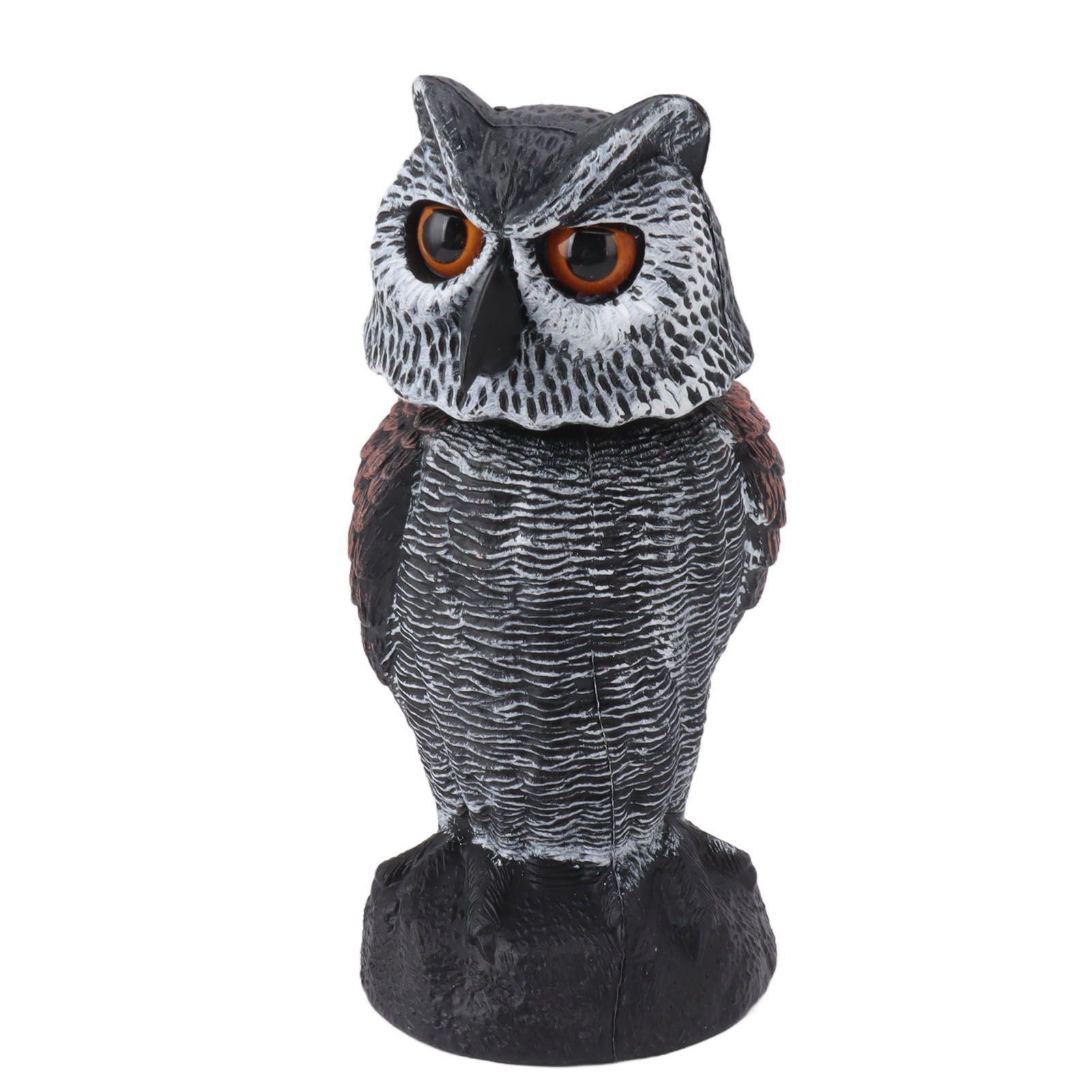 Plastic Shake Head Owl Decoy To Scare Birds Away Scarecrow Fake Owl Outdoor Garden Decoration - Image 1