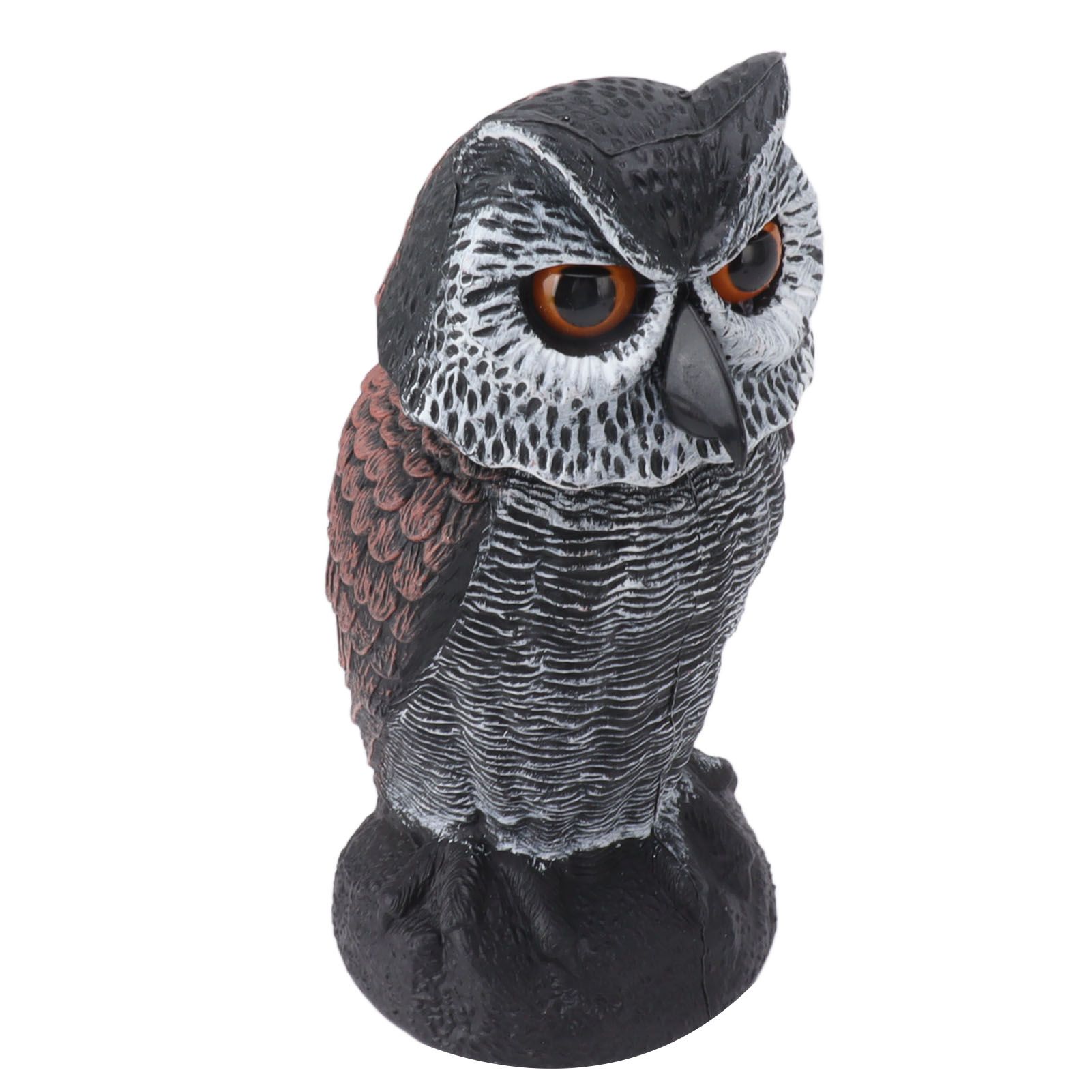 Plastic Shake Head Owl Decoy To Scare Birds Away Scarecrow Fake Owl Outdoor Garden Decoration - Image 2