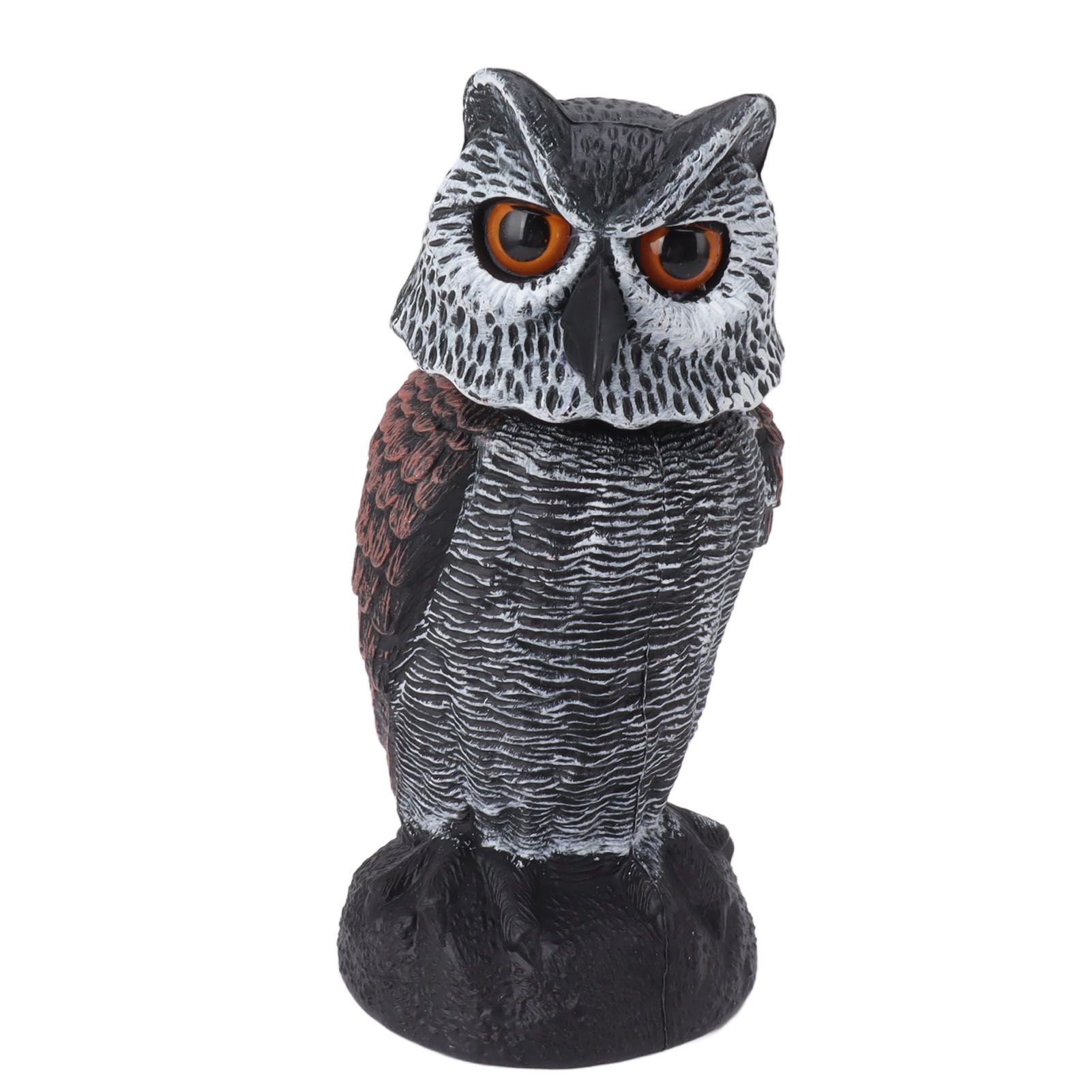 Plastic Shake Head Owl Decoy To Scare Birds Away Scarecrow Fake Owl Outdoor Garden Decoration - Image 5