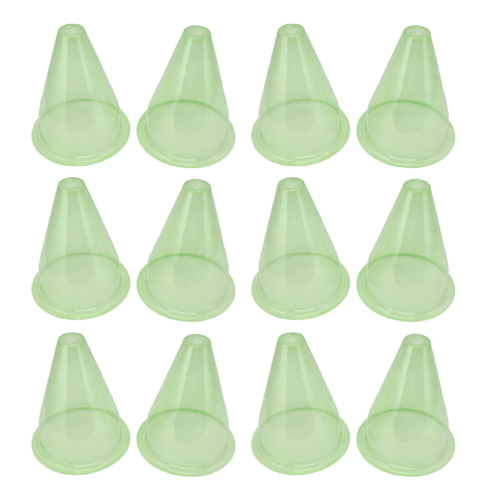 12Pcs Garden Cloches Plastic Multifunctional Plant Covers Protectors Dome Bell Transparent Jar Prevent Birds Frost - Image 4