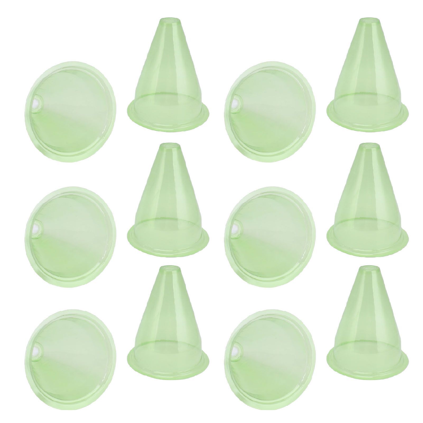 12Pcs Garden Cloches Plastic Multifunctional Plant Covers Protectors Dome Bell Transparent Jar Prevent Birds Frost - Image 6