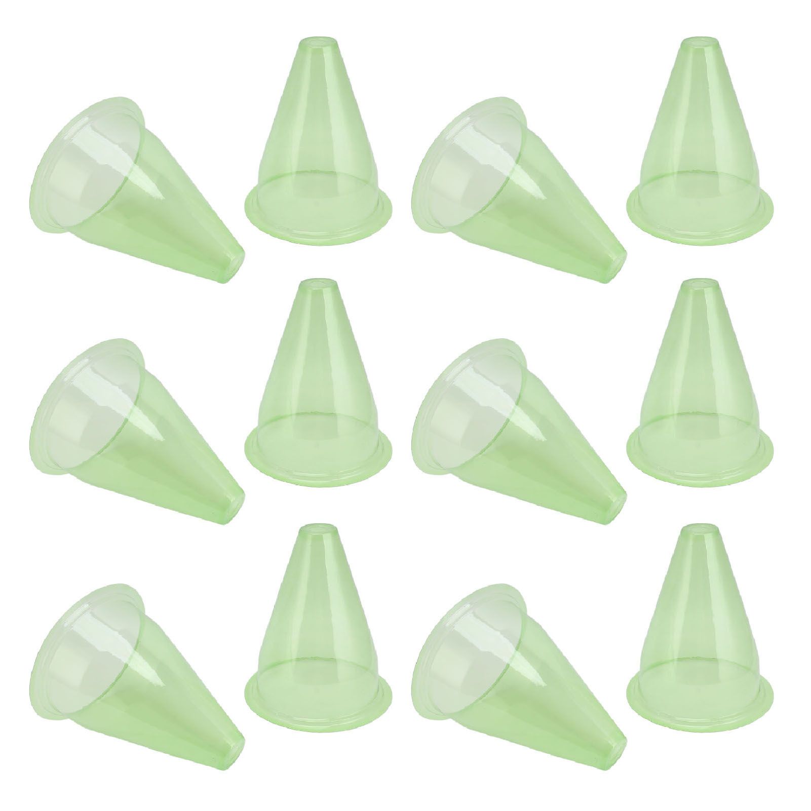 12Pcs Garden Cloches Plastic Multifunctional Plant Covers Protectors Dome Bell Transparent Jar Prevent Birds Frost - Image 7