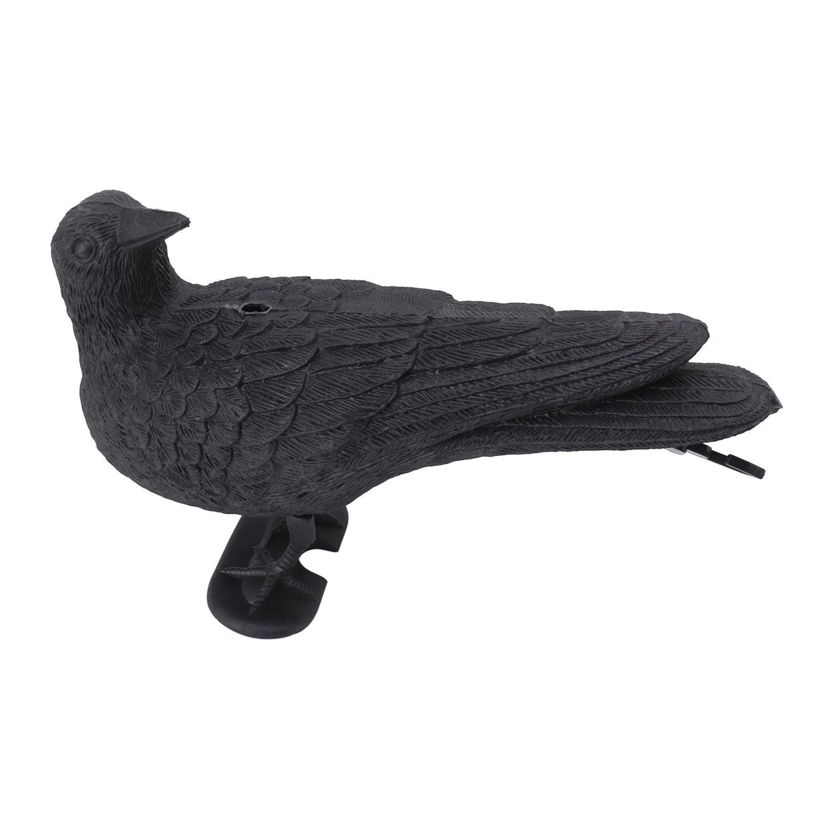 Realistic Elbow Crow Statue Plastic Waterproof Crow Decoys for Yard Garden Patios Halloween Decoration - Image 8