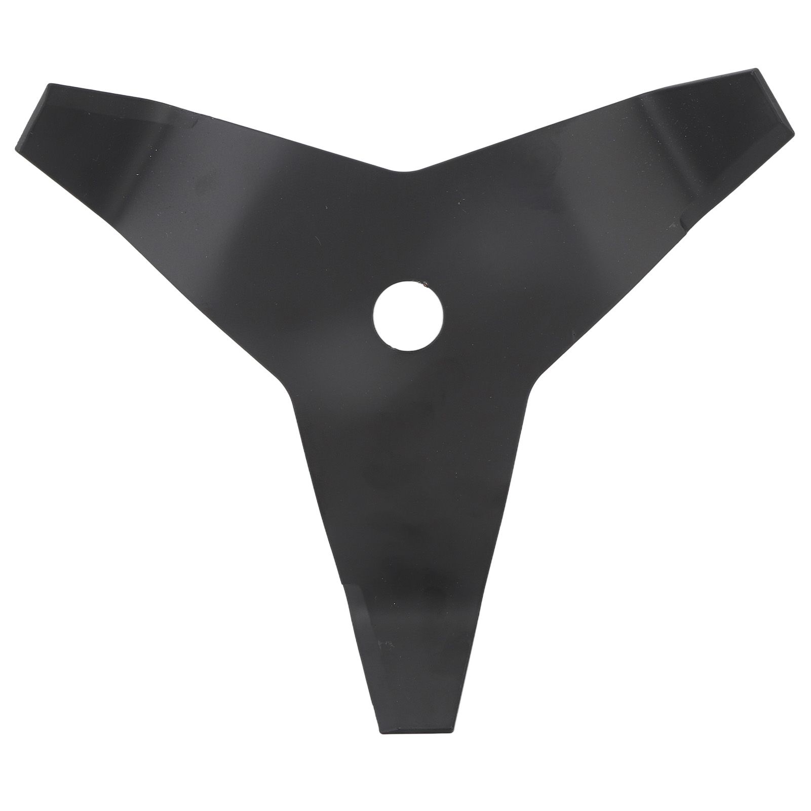Black Weed Wacker Blades 3 Teeth Carbon Steel Brush Cutter Blades Heavy Duty Brush Cutter Blades for Lawn Yard Garden Bush Trimming - Image 1