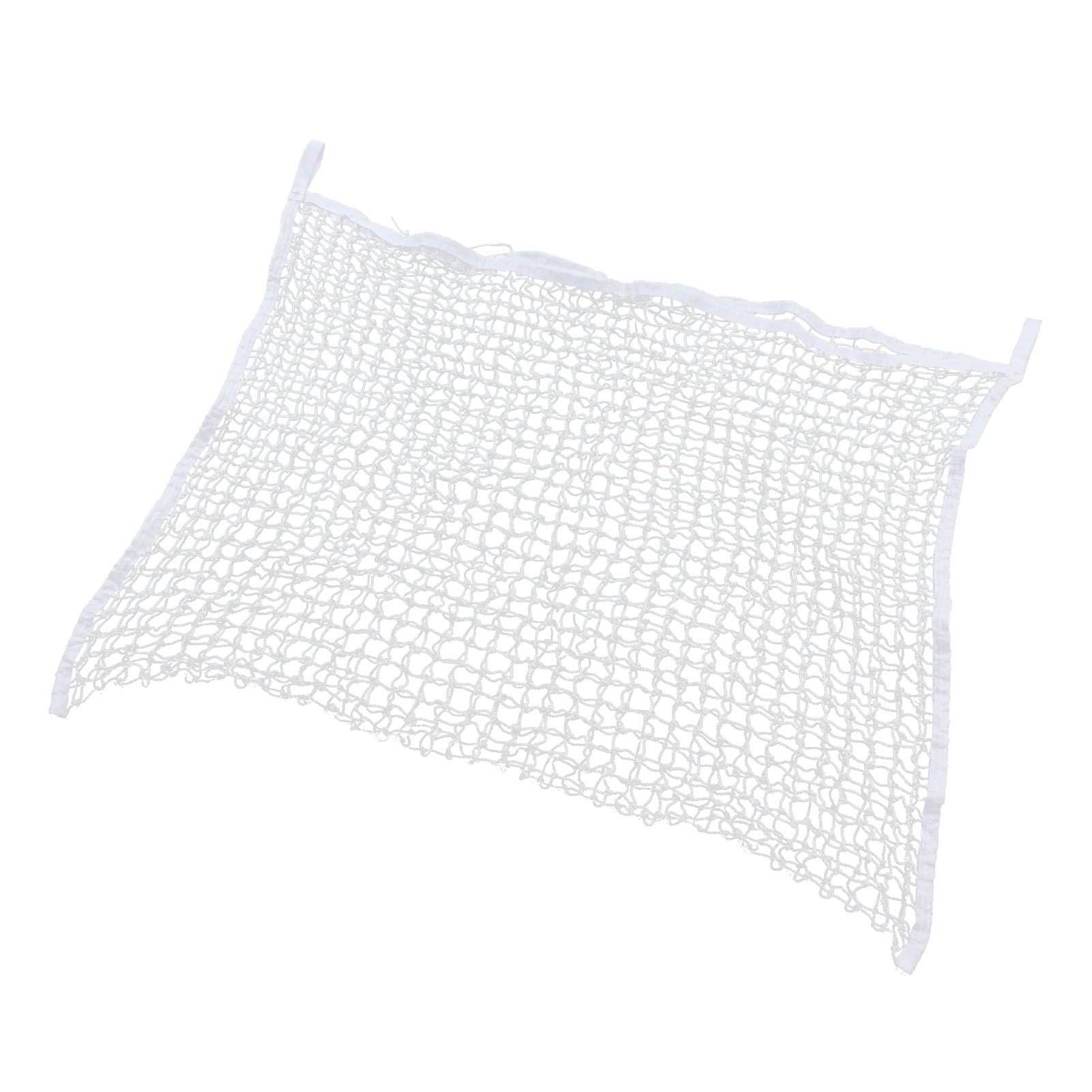 Hay Net Bag PE Woven Rope Mesh Hole Bag Horses Slow Feeder Forage Storage Pouch White 60x90cm / 23.6x35.4in - Image 3