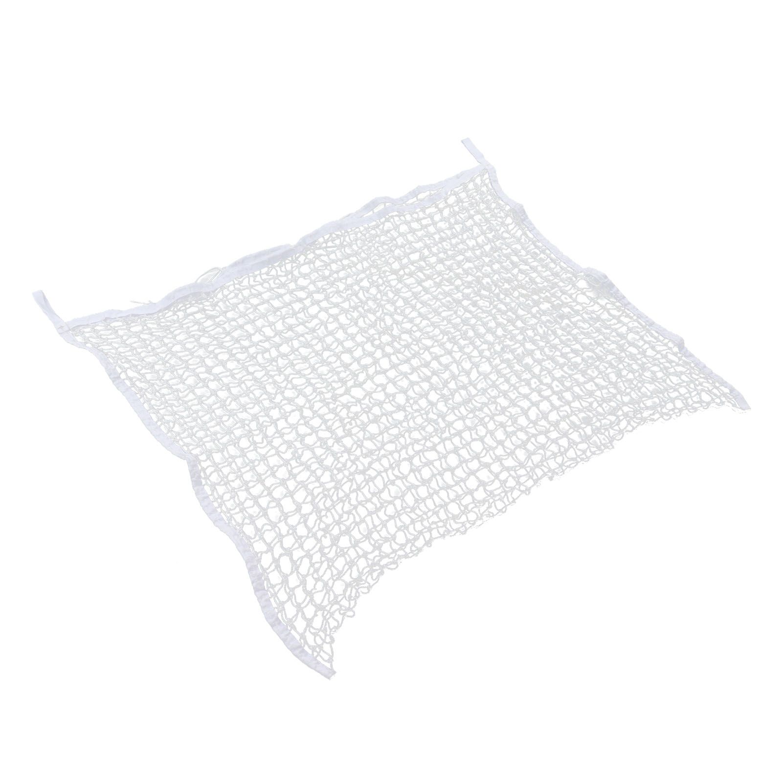 Hay Net Bag PE Woven Rope Mesh Hole Bag Horses Slow Feeder Forage Storage Pouch White 60x90cm / 23.6x35.4in - Image 7
