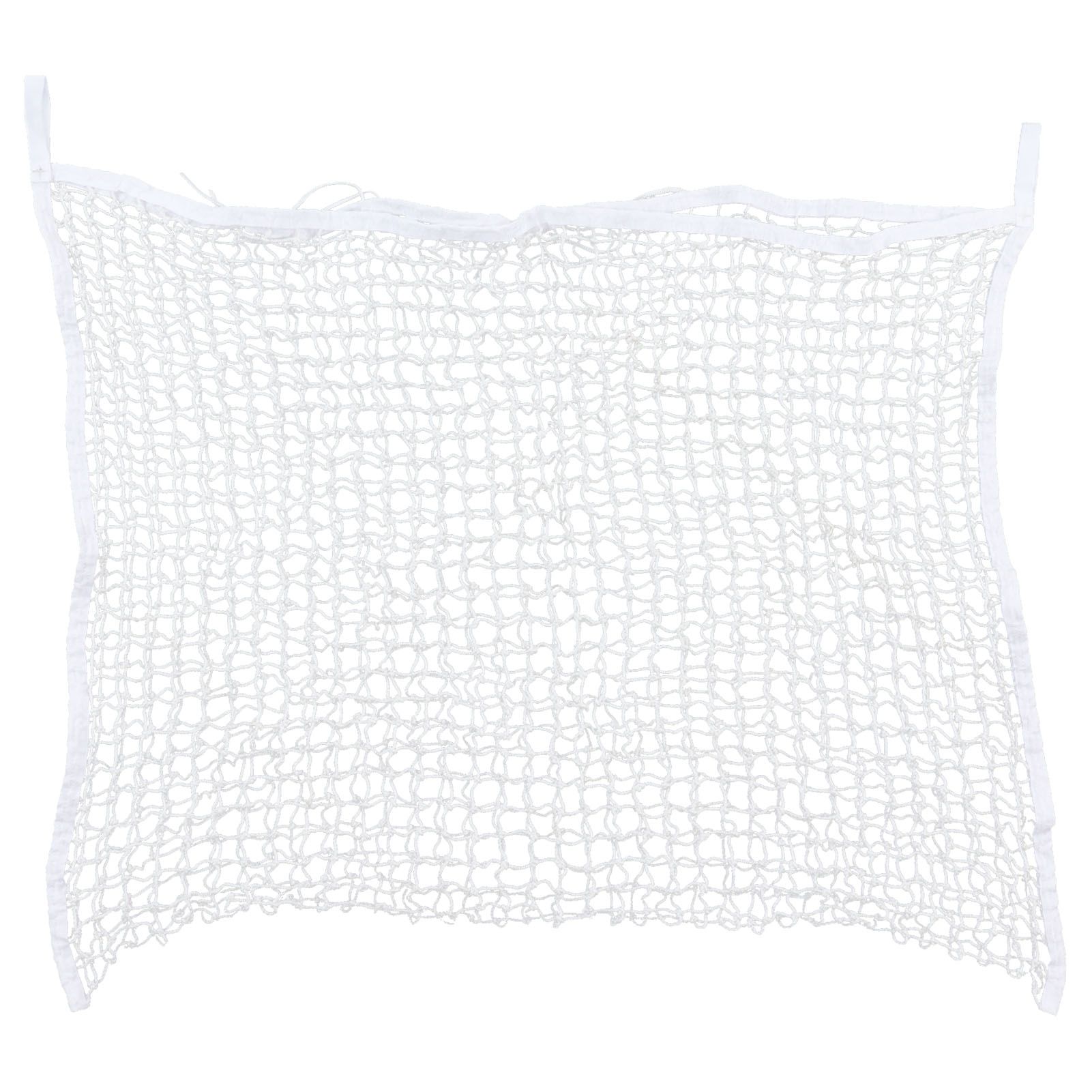 Hay Net Bag PE Woven Rope Mesh Hole Bag Horses Slow Feeder Forage Storage Pouch White 120x90cm / 47.2x35.4in - Image 1