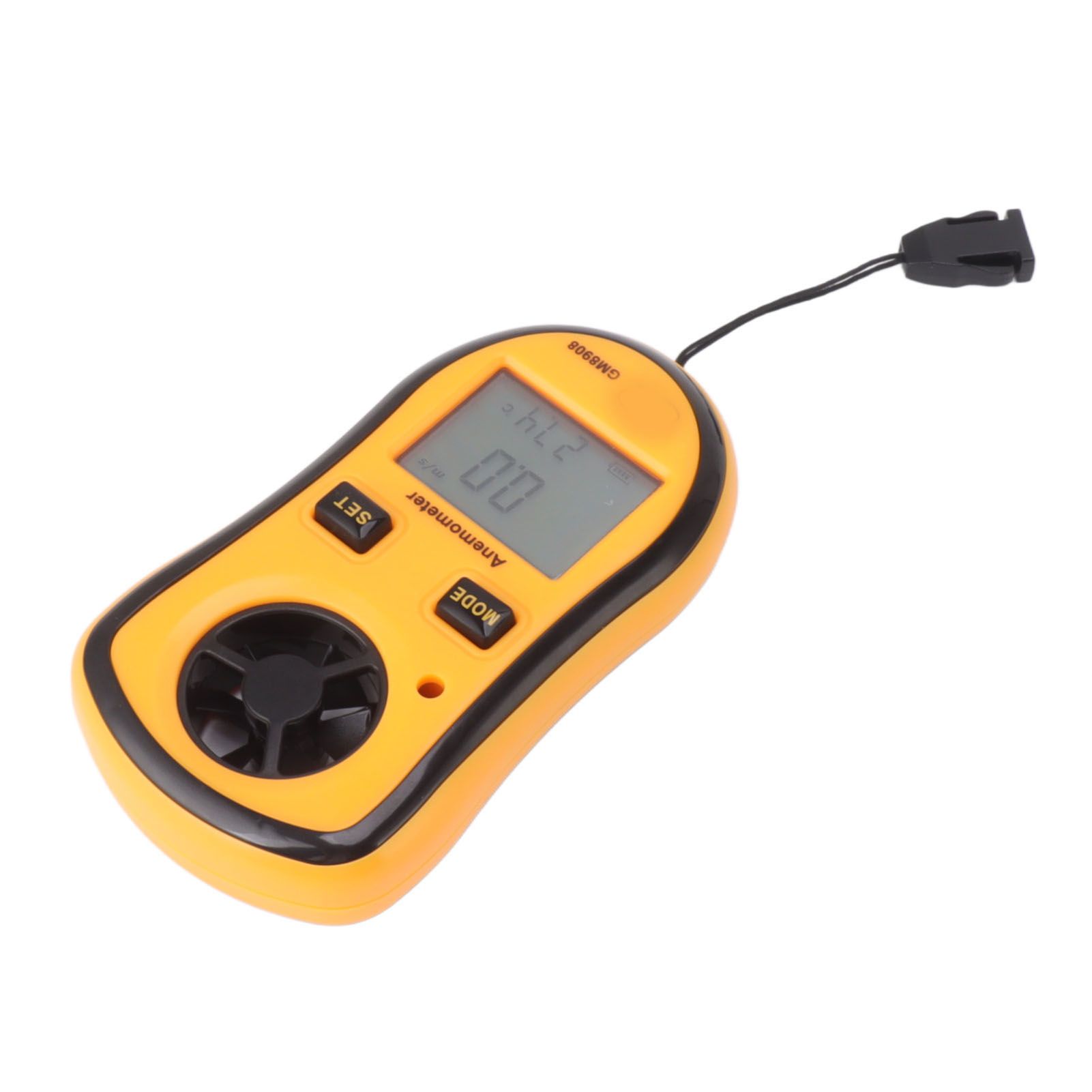 Handheld Digital Anemometer Pocket Wind Meter Handheld Mini Wind Speed Temperature Power Gauge with Digital LCD Display - Image 8