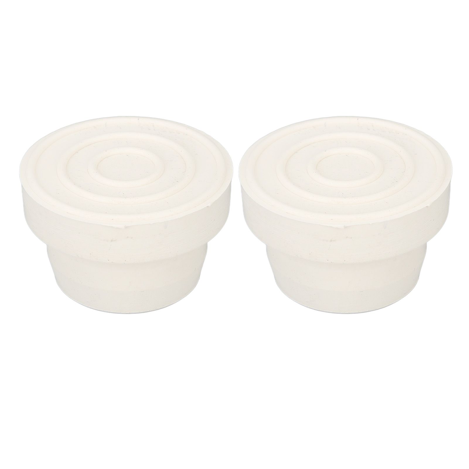 2 Pcs Pool Ladder Bumpers Ladder Tubing Inside End Plug Caps Swimming Pool Accessory Supplies S 5.7x5.7x3.7cm - Image 1