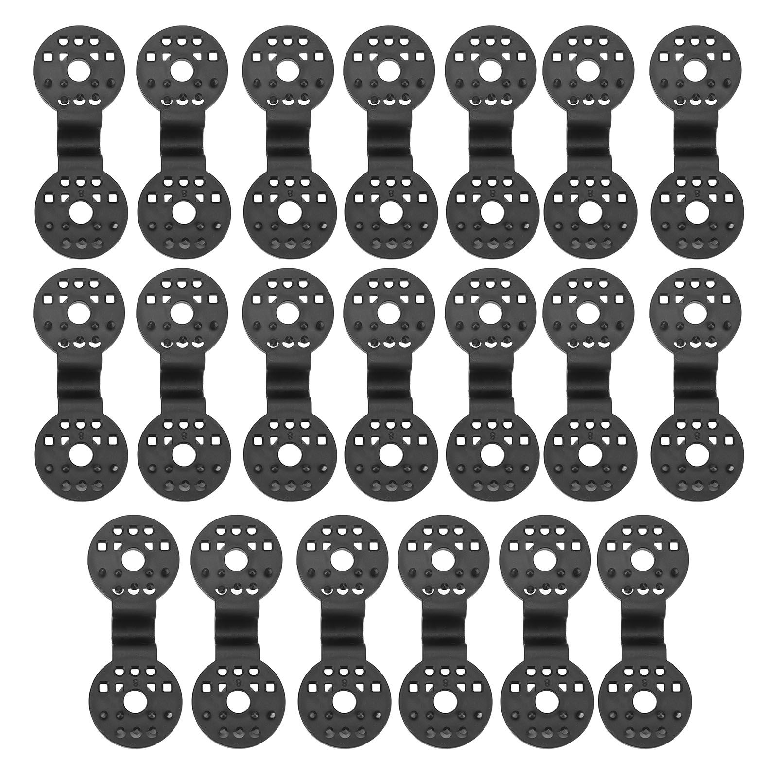 20 Pcs Shade Cloth Lock Grip PP Net Fence Fabric Fixing Clamp for Insect Garden Agricultural Nets - Image 1