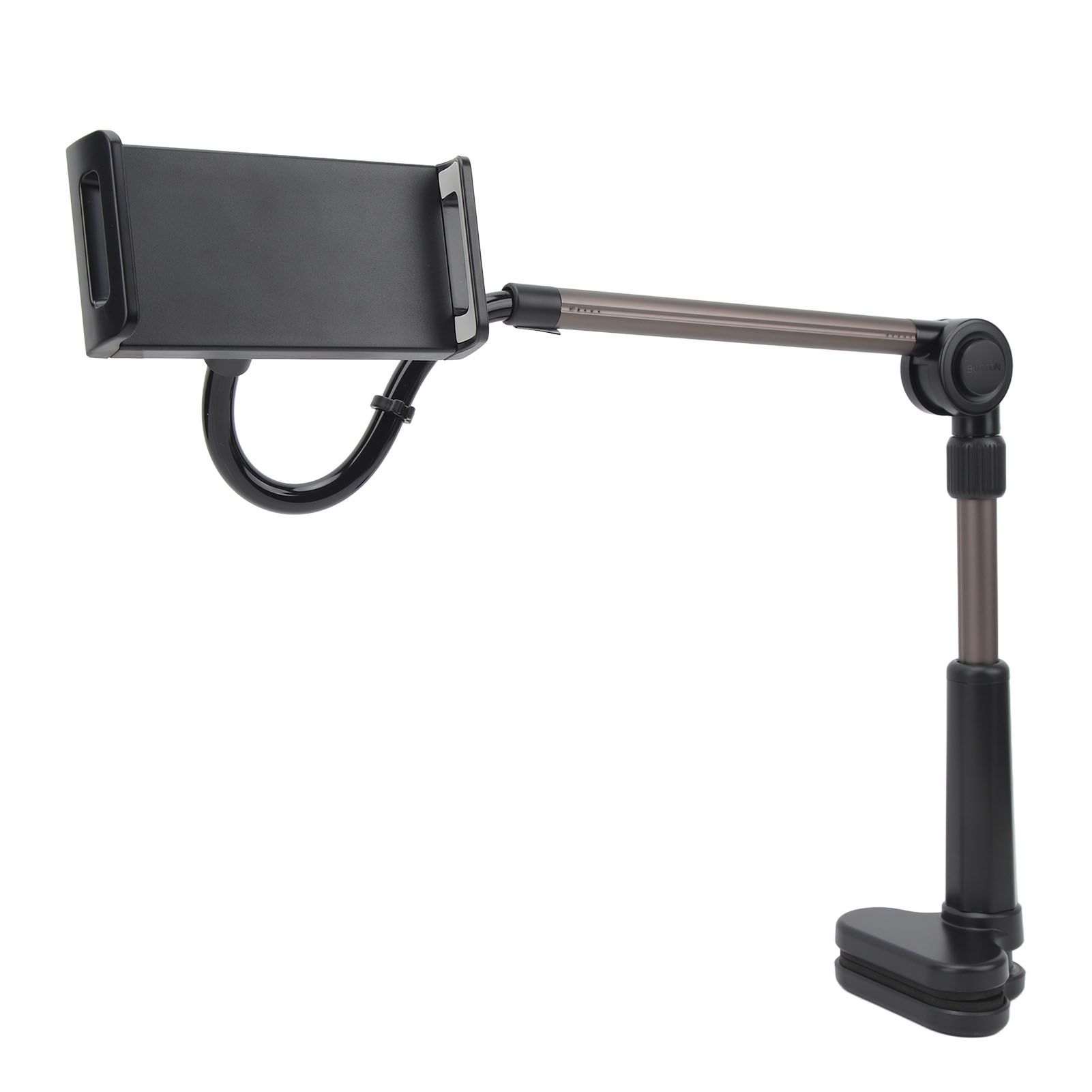 Tablet Clamp Holder Desk Mount Stable Flexible 360 Degree Rotation Universal Phone Clamp Bracket - Image 2