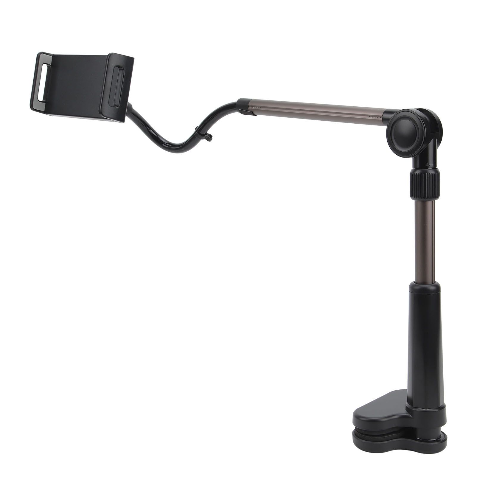 Tablet Clamp Holder Desk Mount Stable Flexible 360 Degree Rotation Universal Phone Clamp Bracket - Image 3