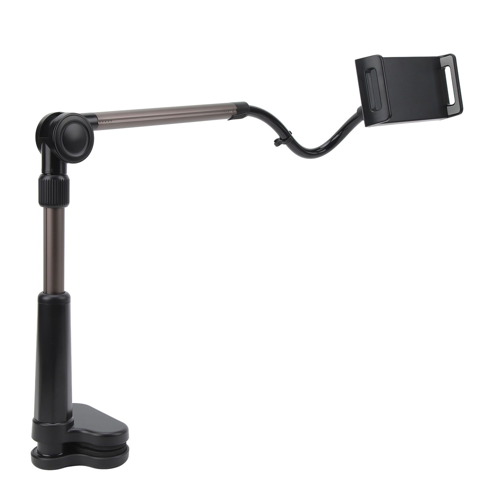 Tablet Clamp Holder Desk Mount Stable Flexible 360 Degree Rotation Universal Phone Clamp Bracket - Image 4