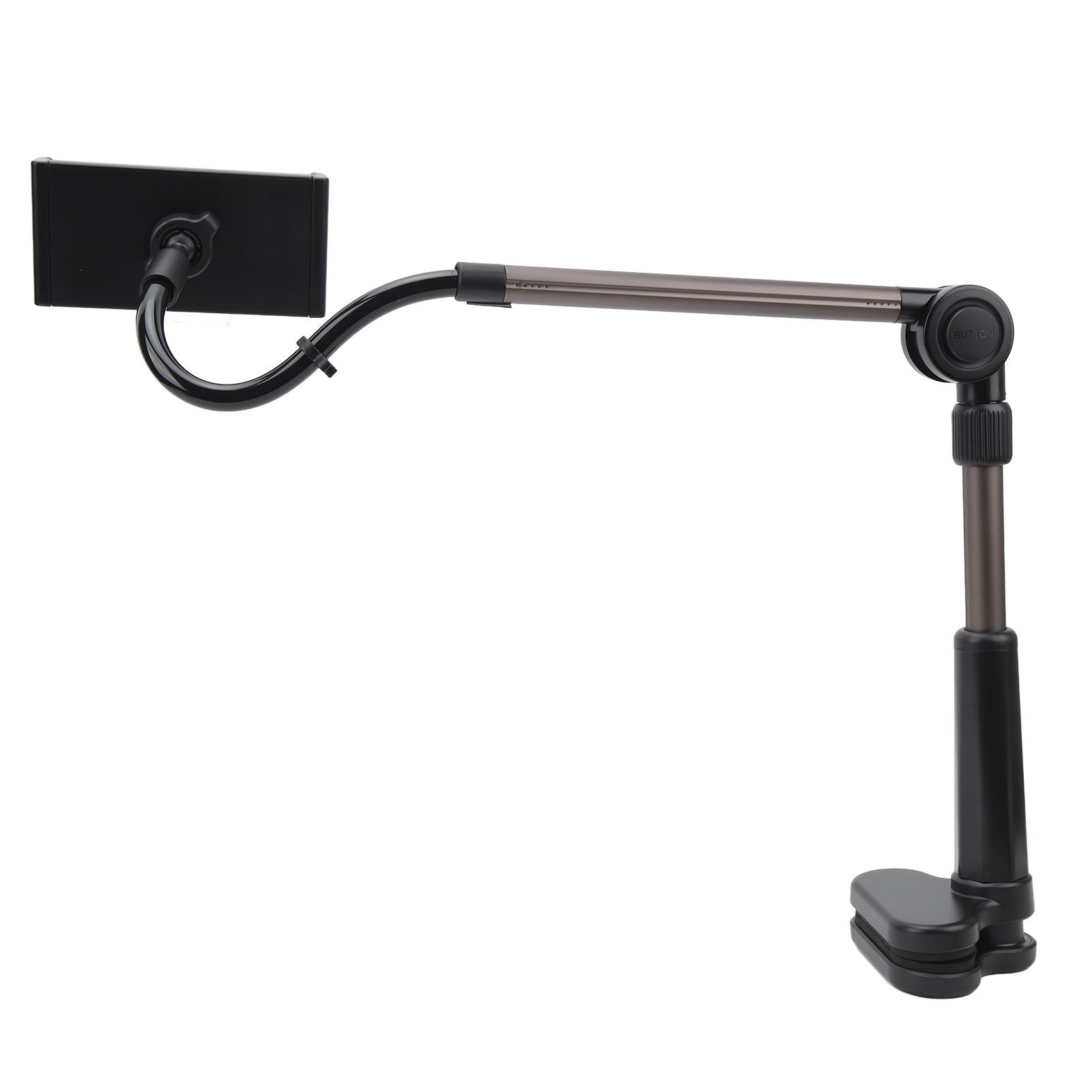 Tablet Clamp Holder Desk Mount Stable Flexible 360 Degree Rotation Universal Phone Clamp Bracket - Image 6
