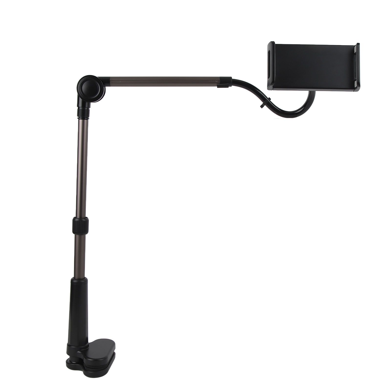 Tablet Clamp Holder Desk Mount Stable Flexible 360 Degree Rotation Universal Phone Clamp Bracket - Image 7