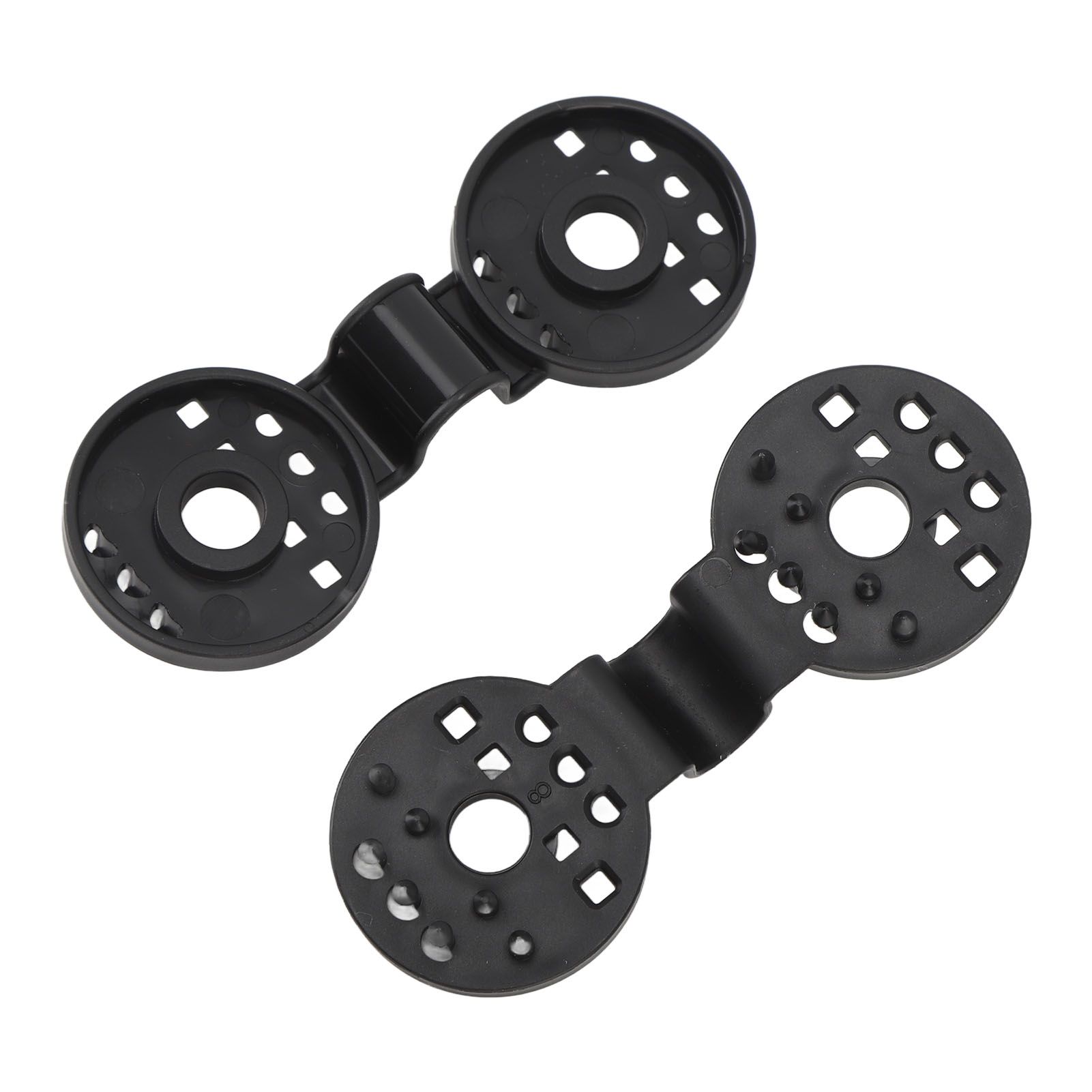 100pcs Shade Cloth Plastic Clips Round Fixing Clips for Greenhouse Outdoor Garden Anti Bird Netting Agricultural Sunshade Black - Image 5