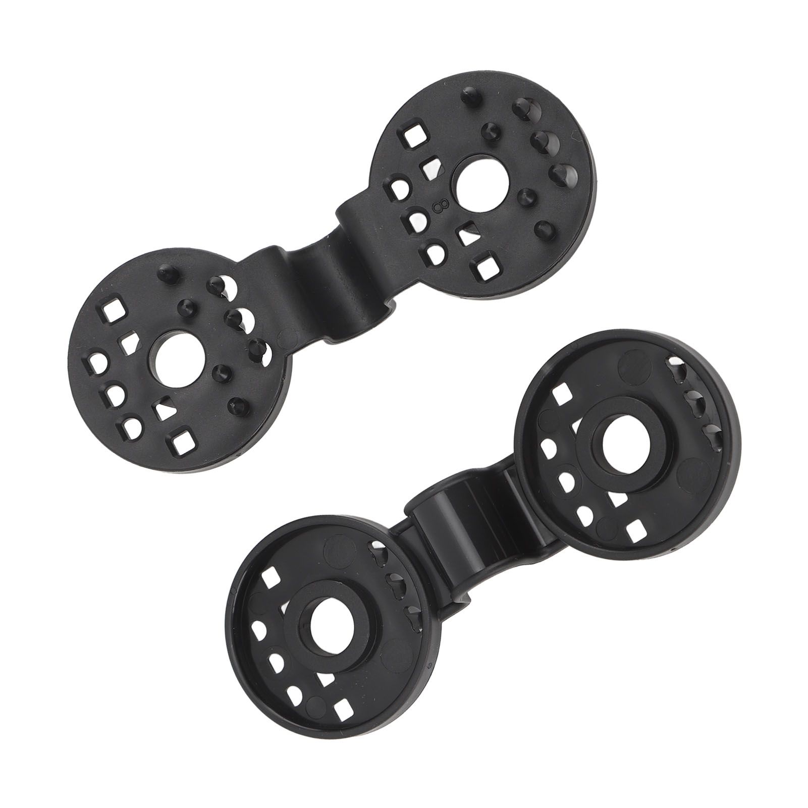 100pcs Shade Cloth Plastic Clips Round Fixing Clips for Greenhouse Outdoor Garden Anti Bird Netting Agricultural Sunshade Black - Image 6