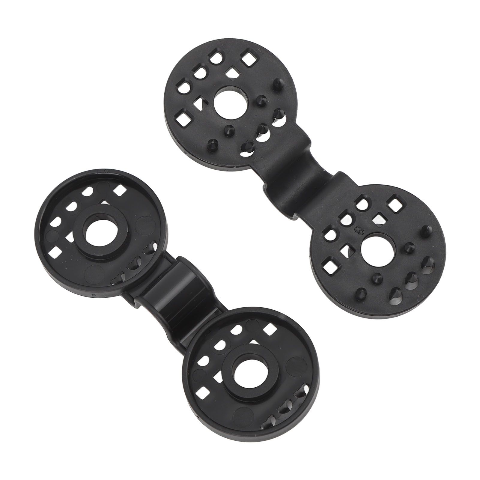 100pcs Shade Cloth Plastic Clips Round Fixing Clips for Greenhouse Outdoor Garden Anti Bird Netting Agricultural Sunshade Black - Image 7