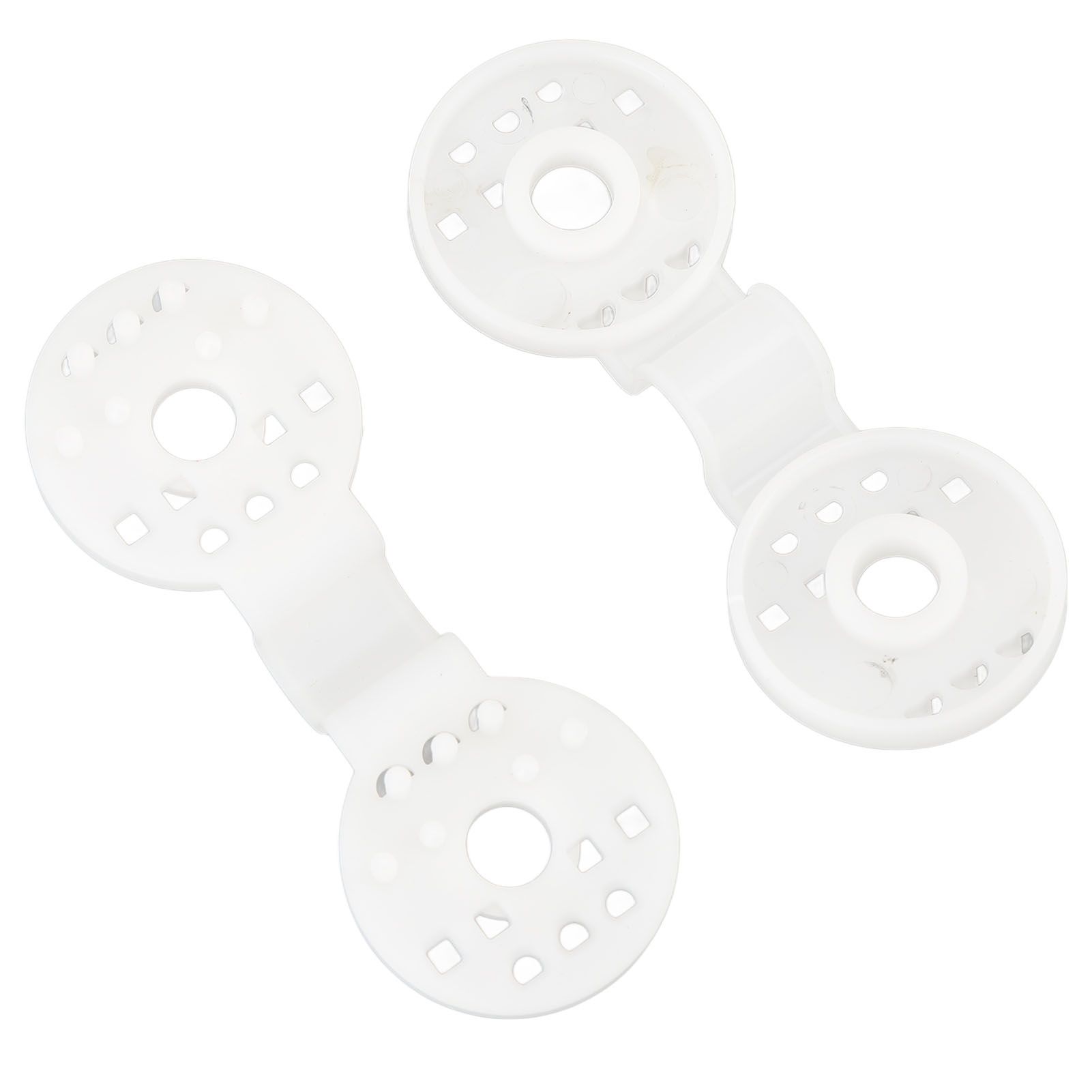 100pcs Shade Cloth Plastic Clips Round Fixing Clips for Greenhouse Outdoor Garden Anti Bird Netting Agricultural Sunshade White - Image 5