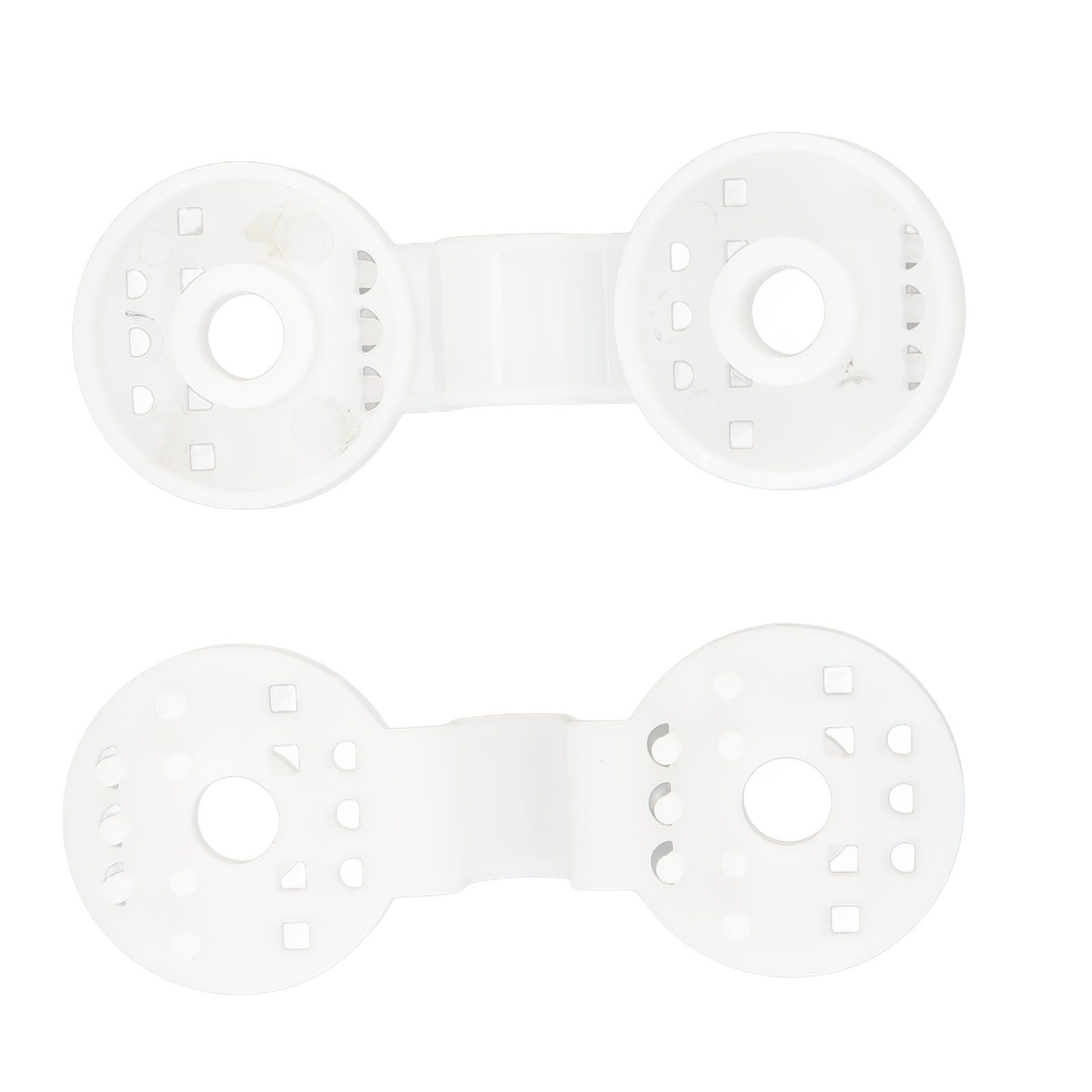 100pcs Shade Cloth Plastic Clips Round Fixing Clips for Greenhouse Outdoor Garden Anti Bird Netting Agricultural Sunshade White - Image 7
