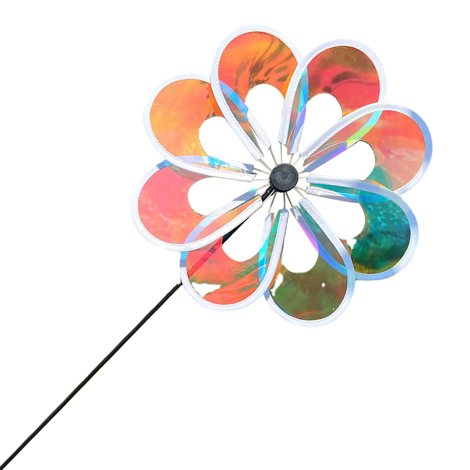 Wind Spinner Garden Yard Decoration Cartoon Outdoor Pinwheel Windmill Toy for Kid Diameter 30cm Rod 45cm Height 60cm - Image 2