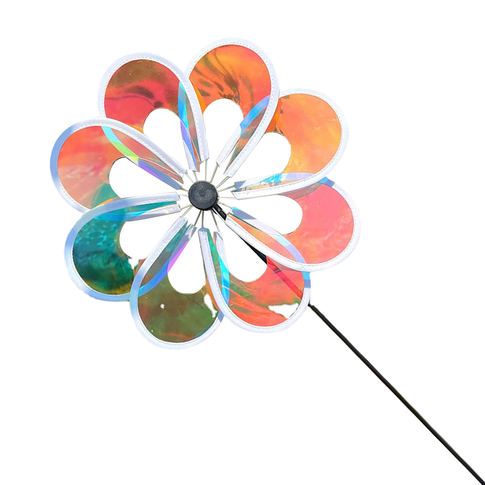 Wind Spinner Garden Yard Decoration Cartoon Outdoor Pinwheel Windmill Toy for Kid Diameter 30cm Rod 45cm Height 60cm - Image 3