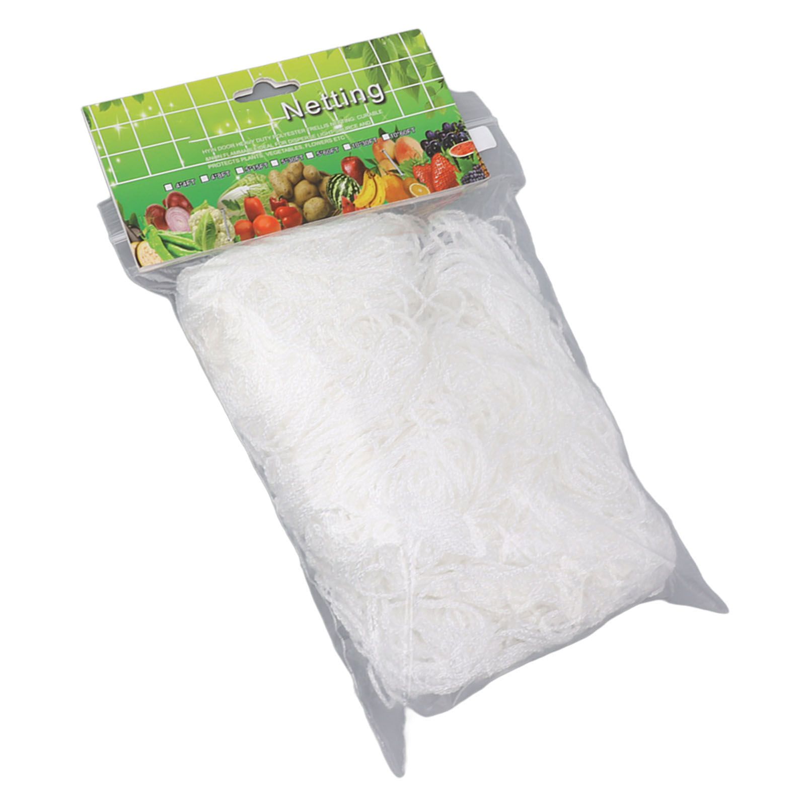 White Garden Plant Trellis Polyester Netting Fruits Vegetables Plants Trellis Net Multi Layer Climbing Plants Trellis Net for Home Yard Farm 5x30FT - Image 3