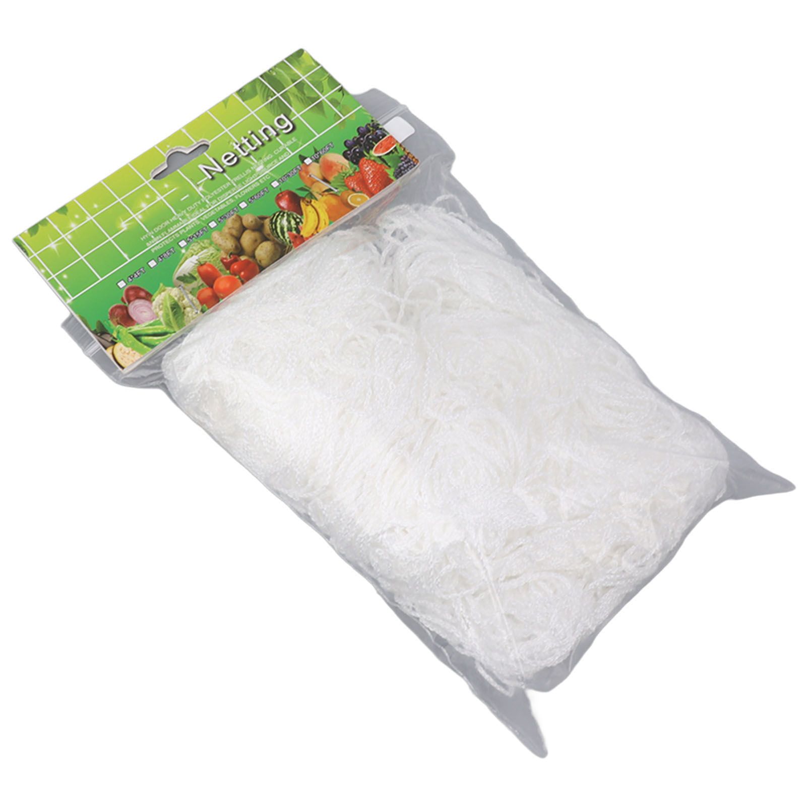 White Garden Plant Trellis Polyester Netting Fruits Vegetables Plants Trellis Net Multi Layer Climbing Plants Trellis Net for Home Yard Farm 5x30FT - Image 4