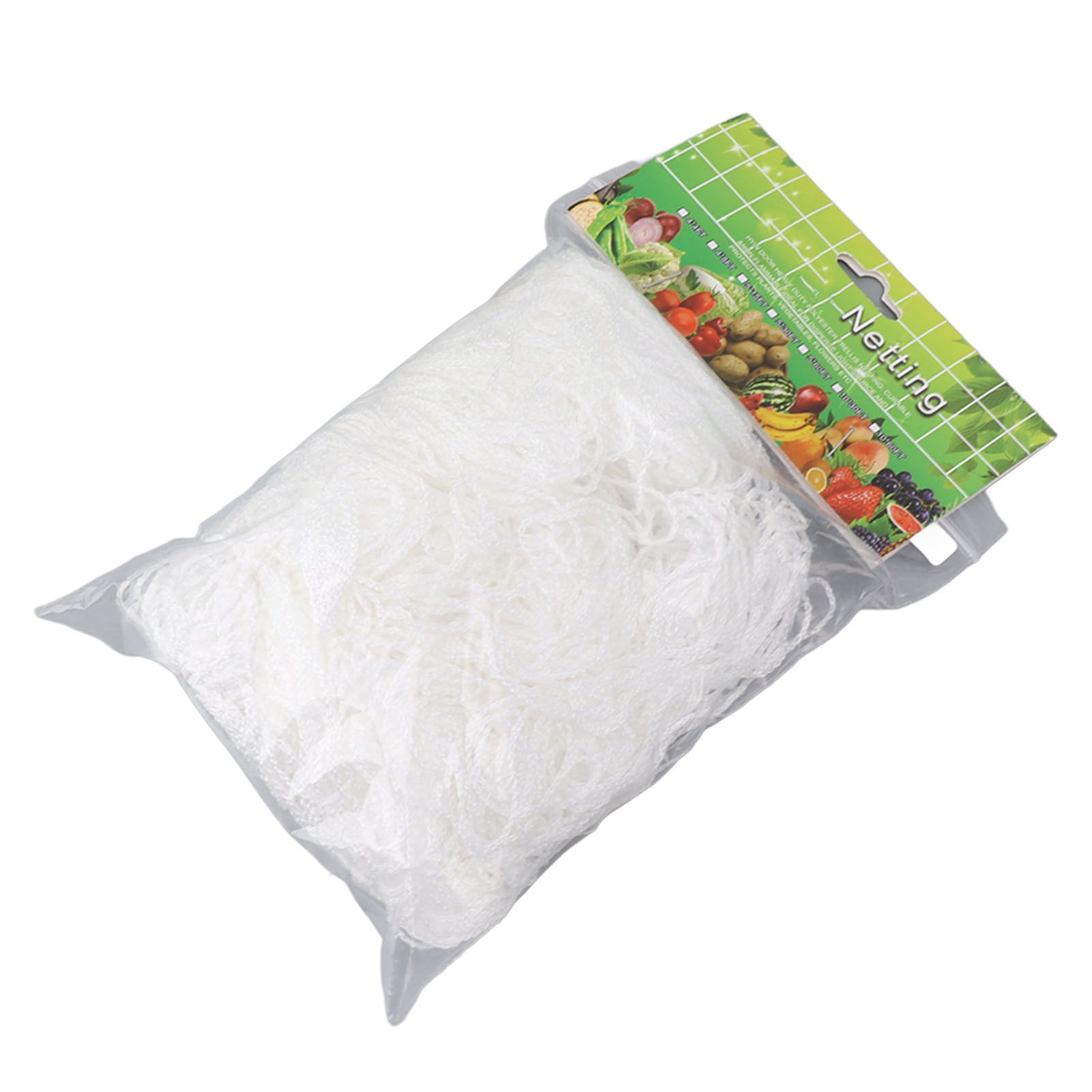 White Garden Plant Trellis Polyester Netting Fruits Vegetables Plants Trellis Net Multi Layer Climbing Plants Trellis Net for Home Yard Farm 5x30FT - Image 5