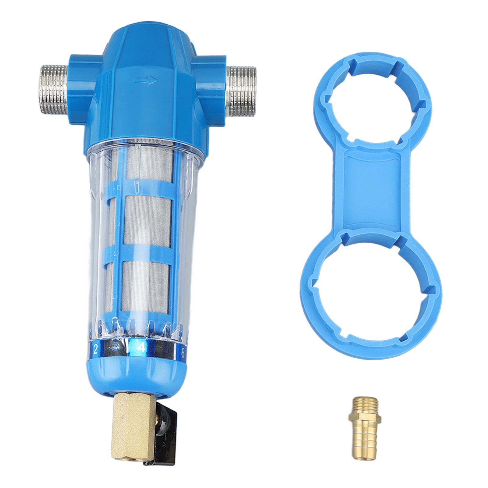 Male Thread G3/4 Doser Spin Down Water Filter G1/4 Sedimentation Filter Deposition Water Filter - Image 1