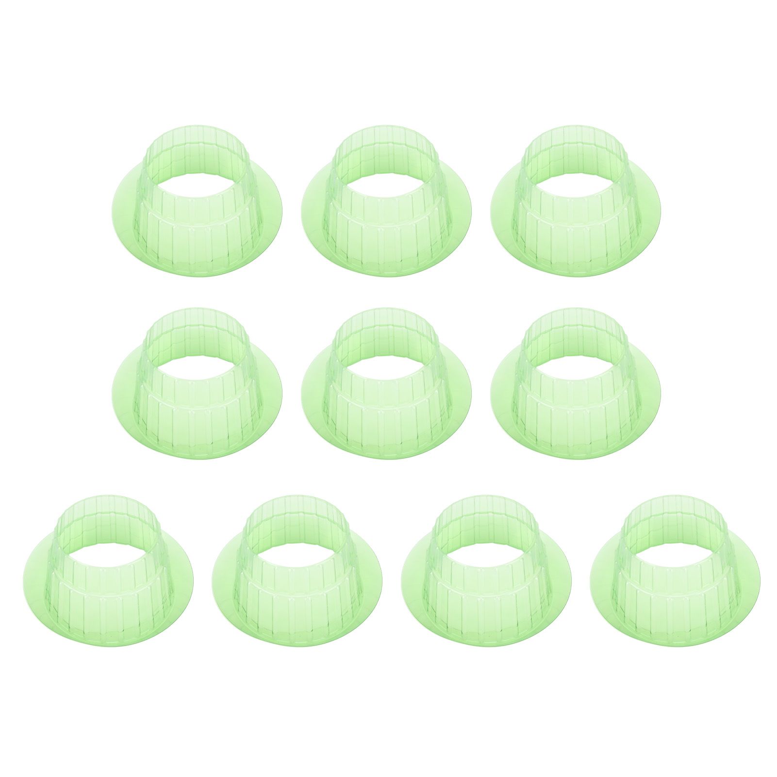 10pcs Green Garden Cloches Plastic Plant Round Cover Reusable Plant Seed Humidity Domes for Home Garden Yard Greenhouse - Image 2