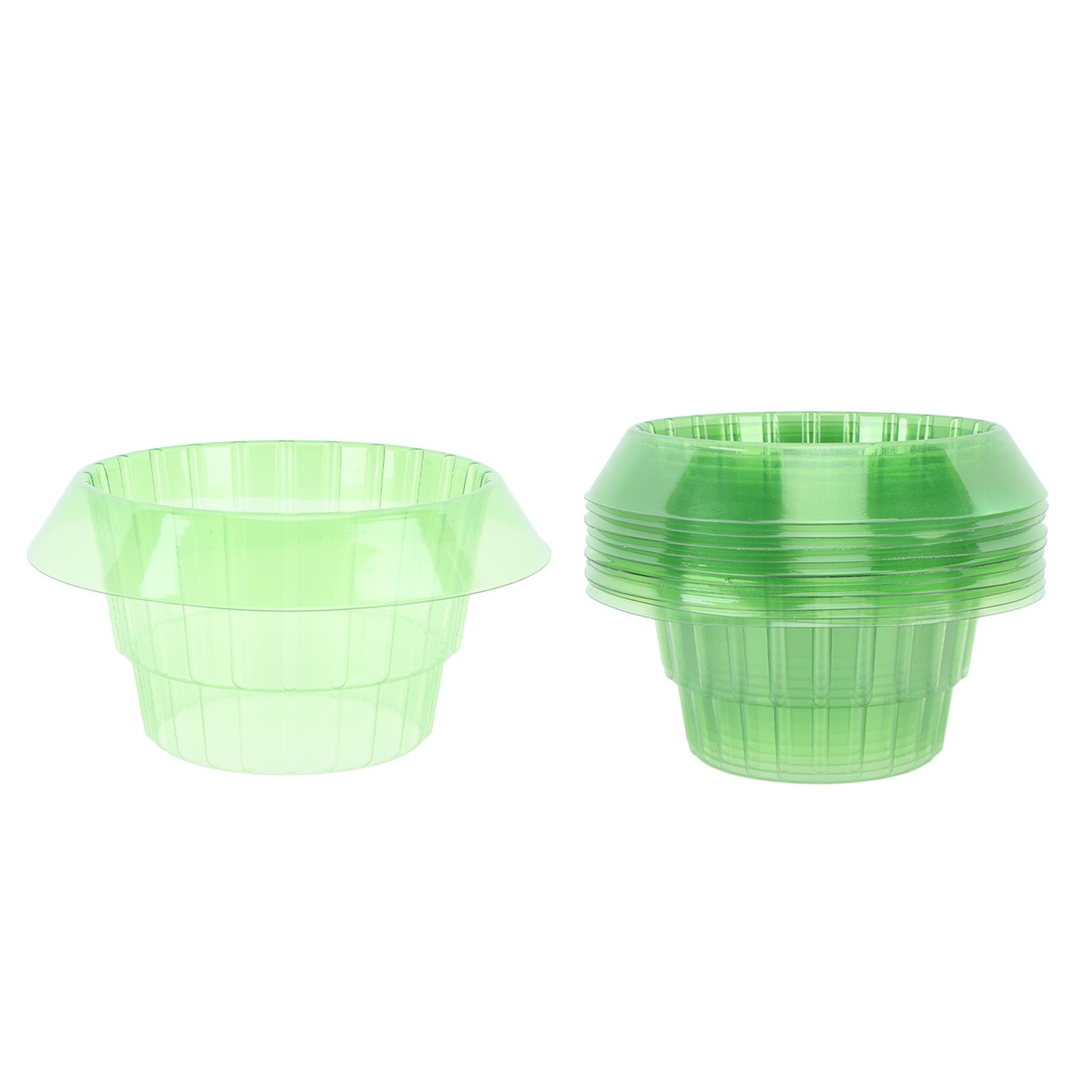 10pcs Green Garden Cloches Plastic Plant Round Cover Reusable Plant Seed Humidity Domes for Home Garden Yard Greenhouse - Image 5