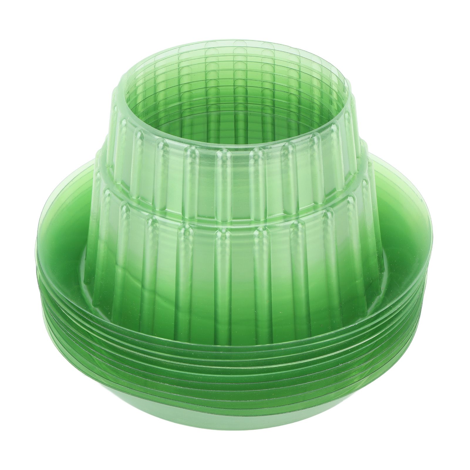 10pcs Green Garden Cloches Plastic Plant Round Cover Reusable Plant Seed Humidity Domes for Home Garden Yard Greenhouse - Image 6