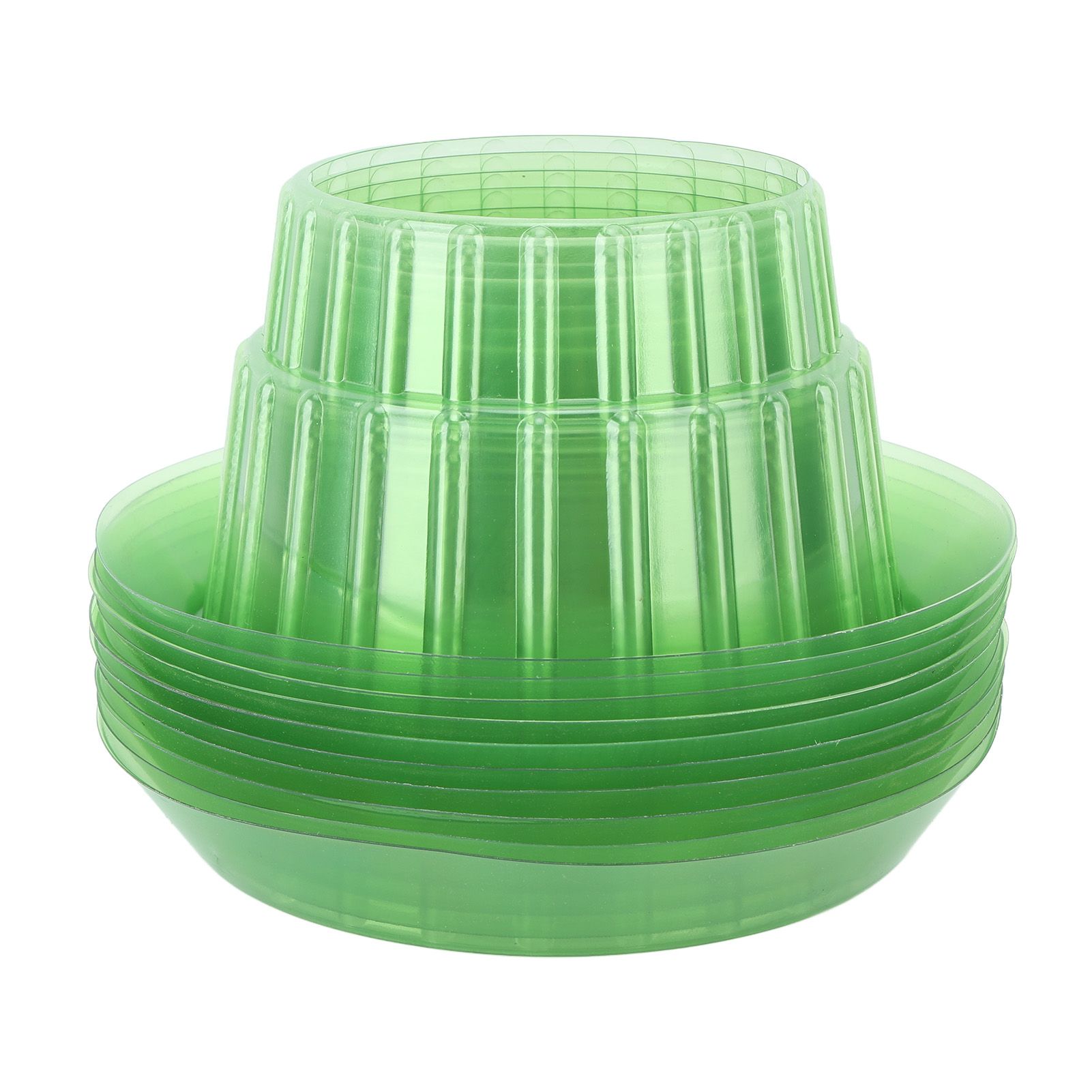 10pcs Green Garden Cloches Plastic Plant Round Cover Reusable Plant Seed Humidity Domes for Home Garden Yard Greenhouse - Image 7