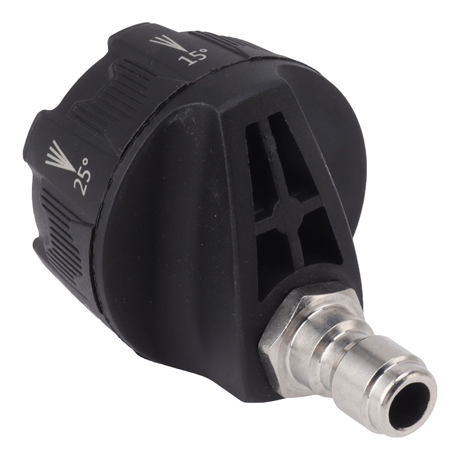 Pressure Washer Spray Nozzle 6 in 1 Multifunctional Adjustable Nozzle 1/4 Plug Interface Connect Tip Black - Image 8