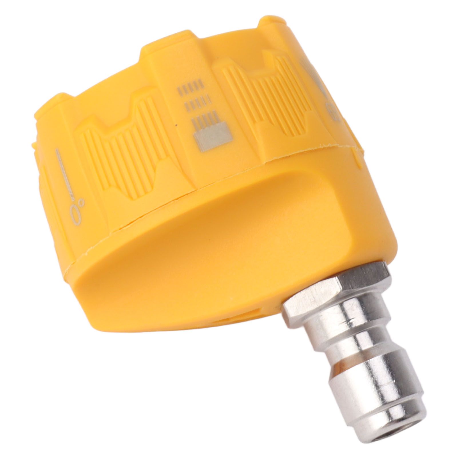 Pressure Washer Spray Nozzle 6 in 1 Multifunctional Adjustable Nozzle 1/4 Plug Interface Connect Tip Yellow - Image 6