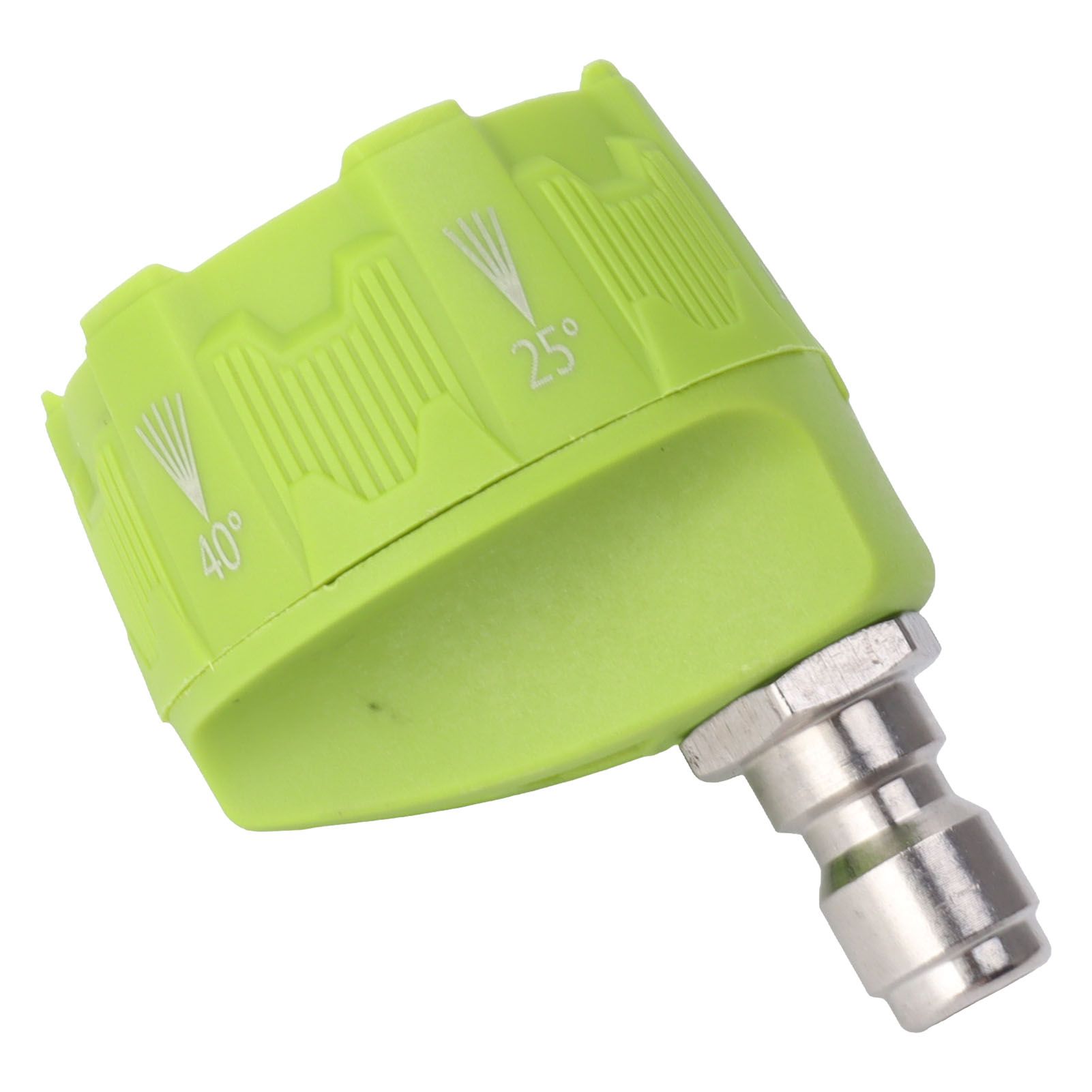 Pressure Washer Spray Nozzle 6 in 1 Multifunctional Adjustable Nozzle 1/4 Plug Interface Connect Tip Green - Image 6