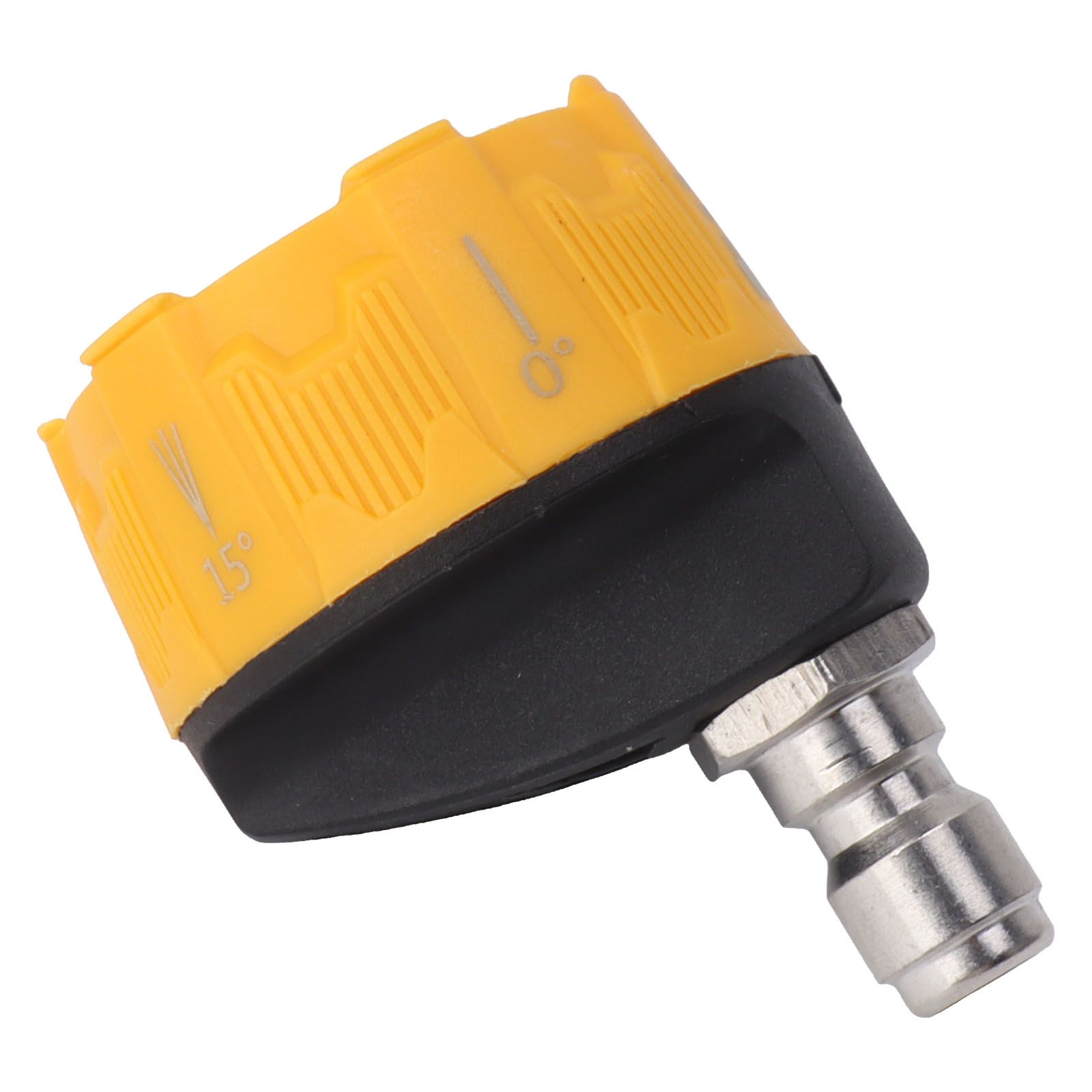 Pressure Washer Spray Nozzle 6 in 1 Multifunctional Adjustable Nozzle 1/4 Plug Interface Connect Tip Black and Yellow - Image 6
