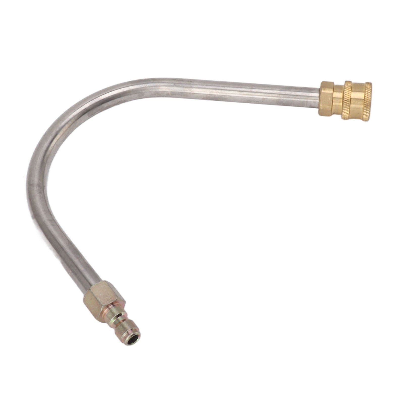 Pressure Washer Extension Wand Stainless Steel Brass 4000psi 1/4 Inch Quick Connect Power Washer Curved Rod Spray Lance for Replacement U Shaped - Image 5