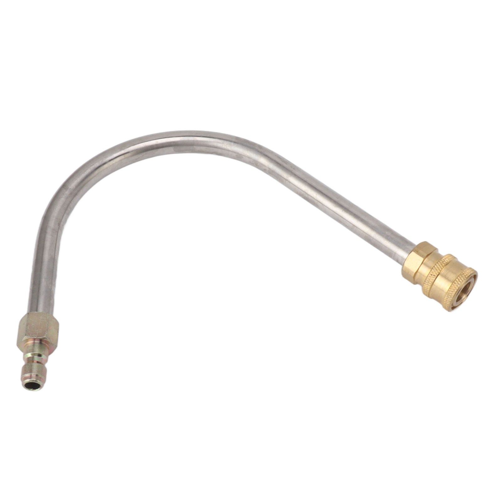 Pressure Washer Extension Wand Stainless Steel Brass 4000psi 1/4 Inch Quick Connect Power Washer Curved Rod Spray Lance for Replacement U Shaped - Image 6