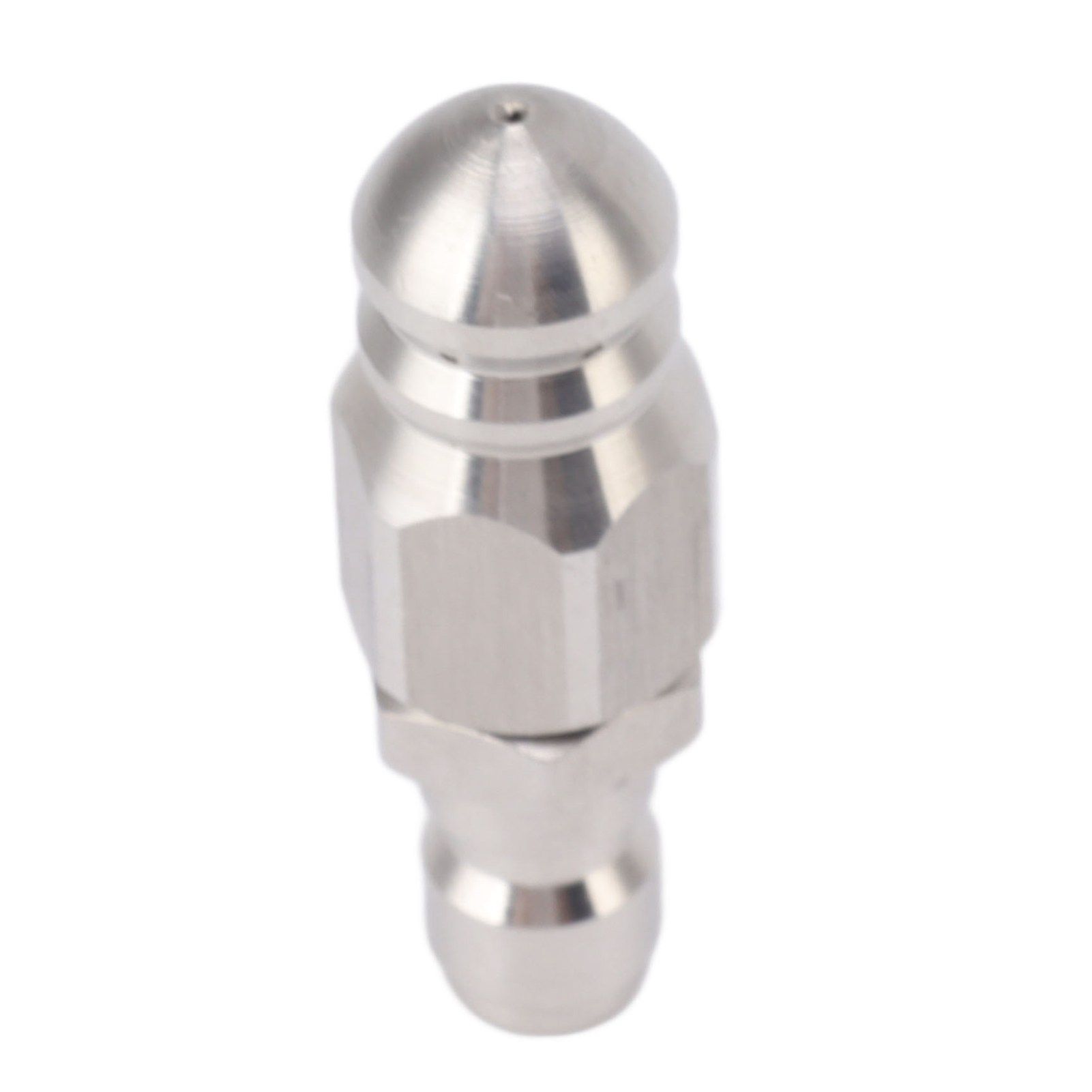 56MM Sewer Jet Nozzle 5000PSI 1 Front 6 Rear Stainless Steel Sewer Jet Nozzle for Pipe Unclogging Toilet Clog Remover - Image 2